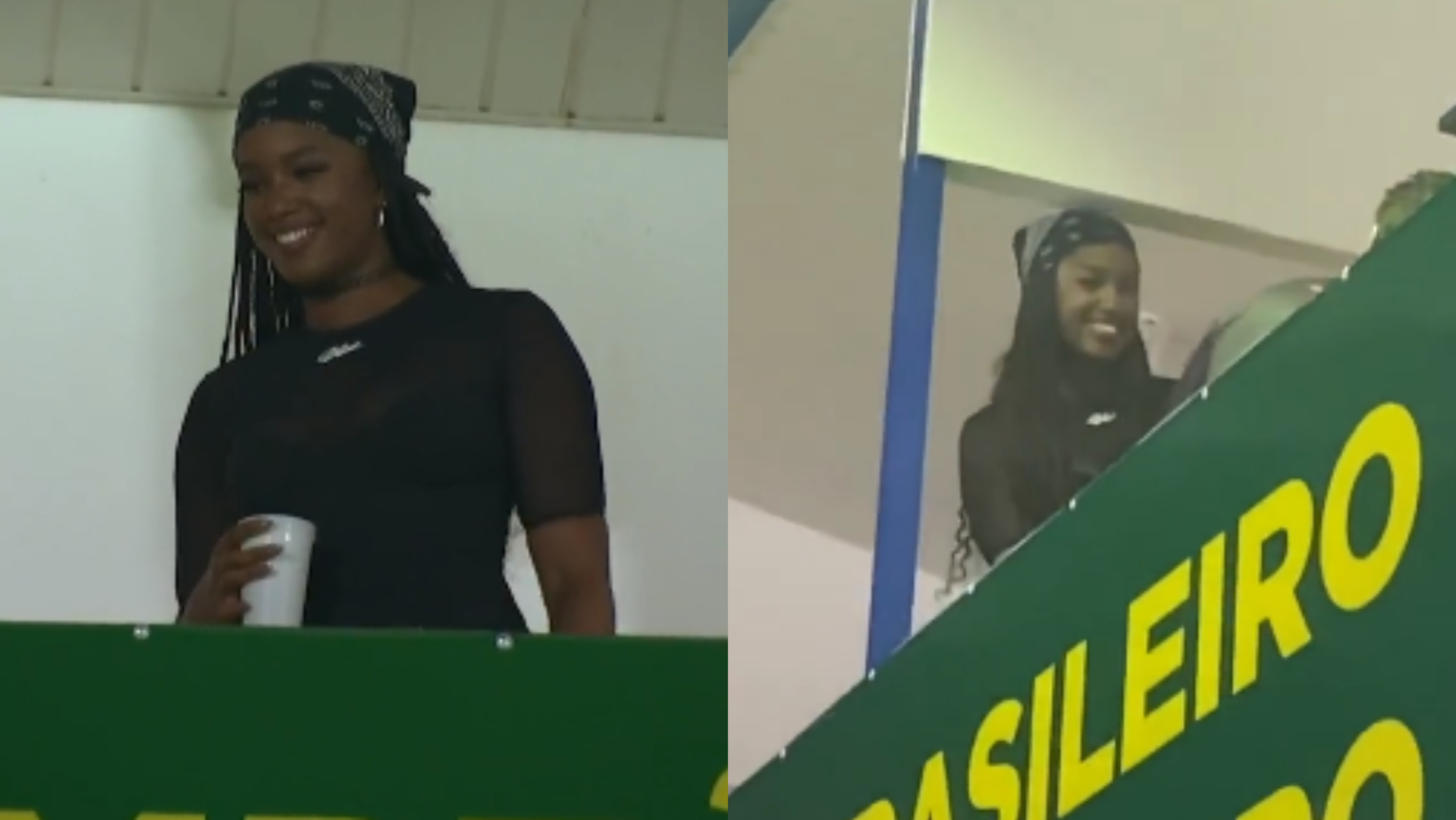 Vivendo affair com jogador, Iza assiste a jogo em estádio