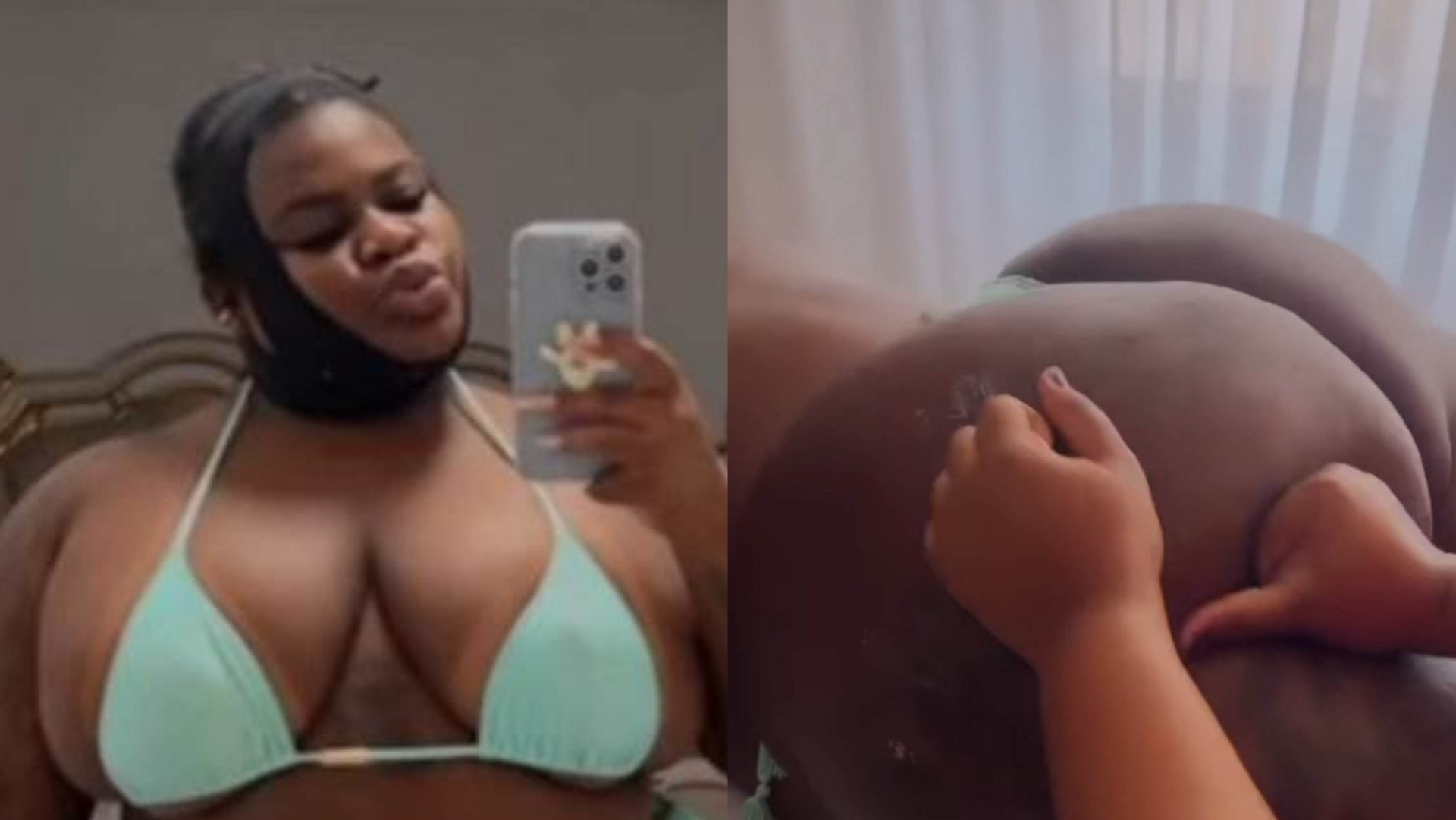 Jojo Todynho tira o biquíni e ostenta bumbum GG de costas