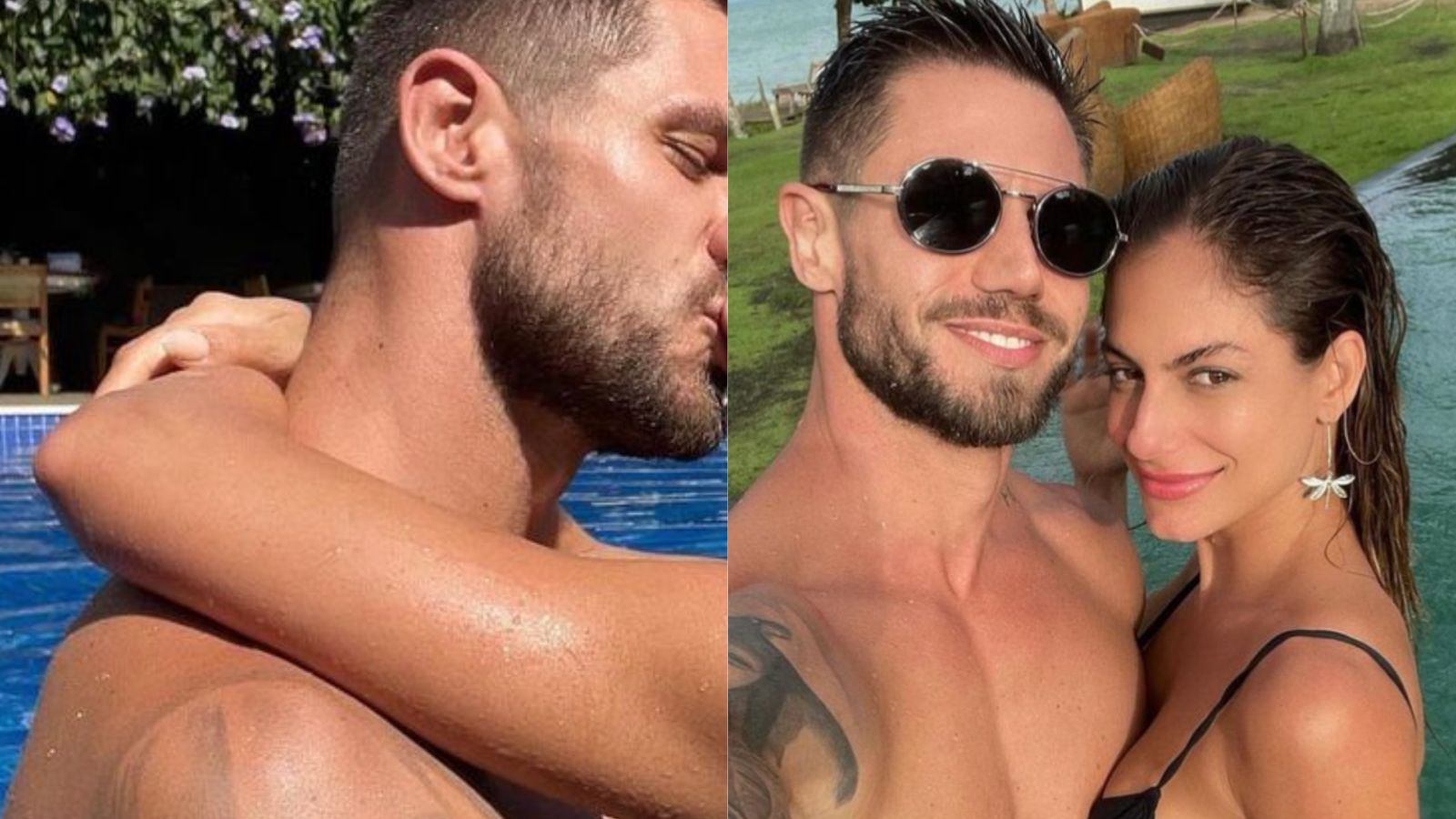 Jonas dá beijão em Mari Gonzalez e se derrete: “Grato por ter você”
