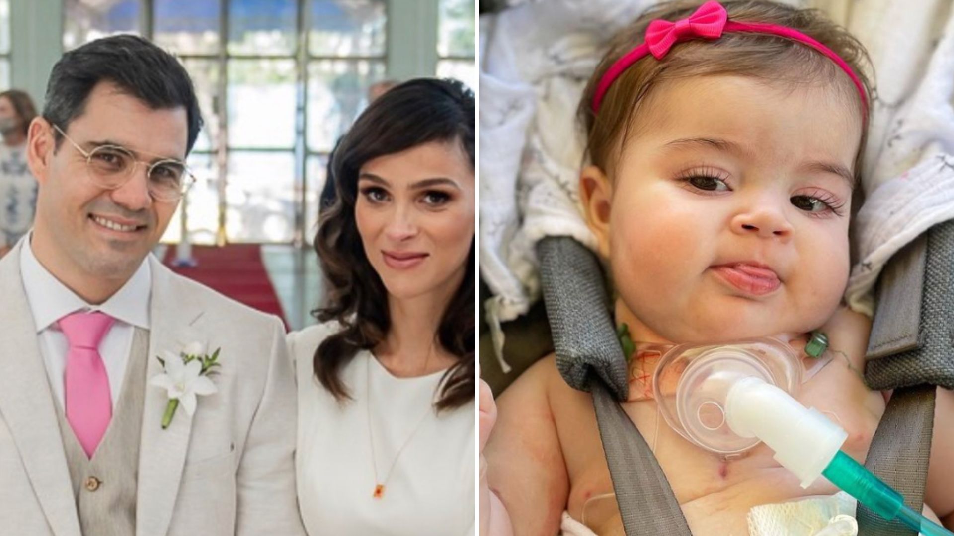 Filha de Juliano Cazarré tem lesões neurológicas após cirurgias: “Prejudicaram funções”