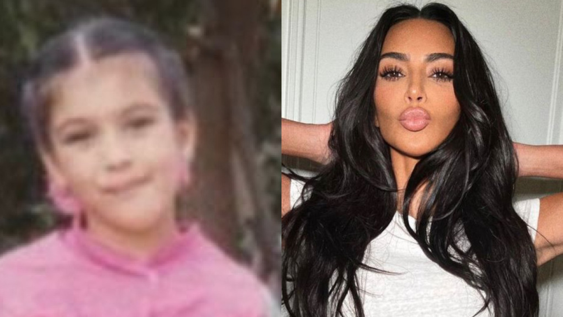 Kim Kardashian surpreende ao compartilhar foto de infância com as irmãs Kourtney e Khloe