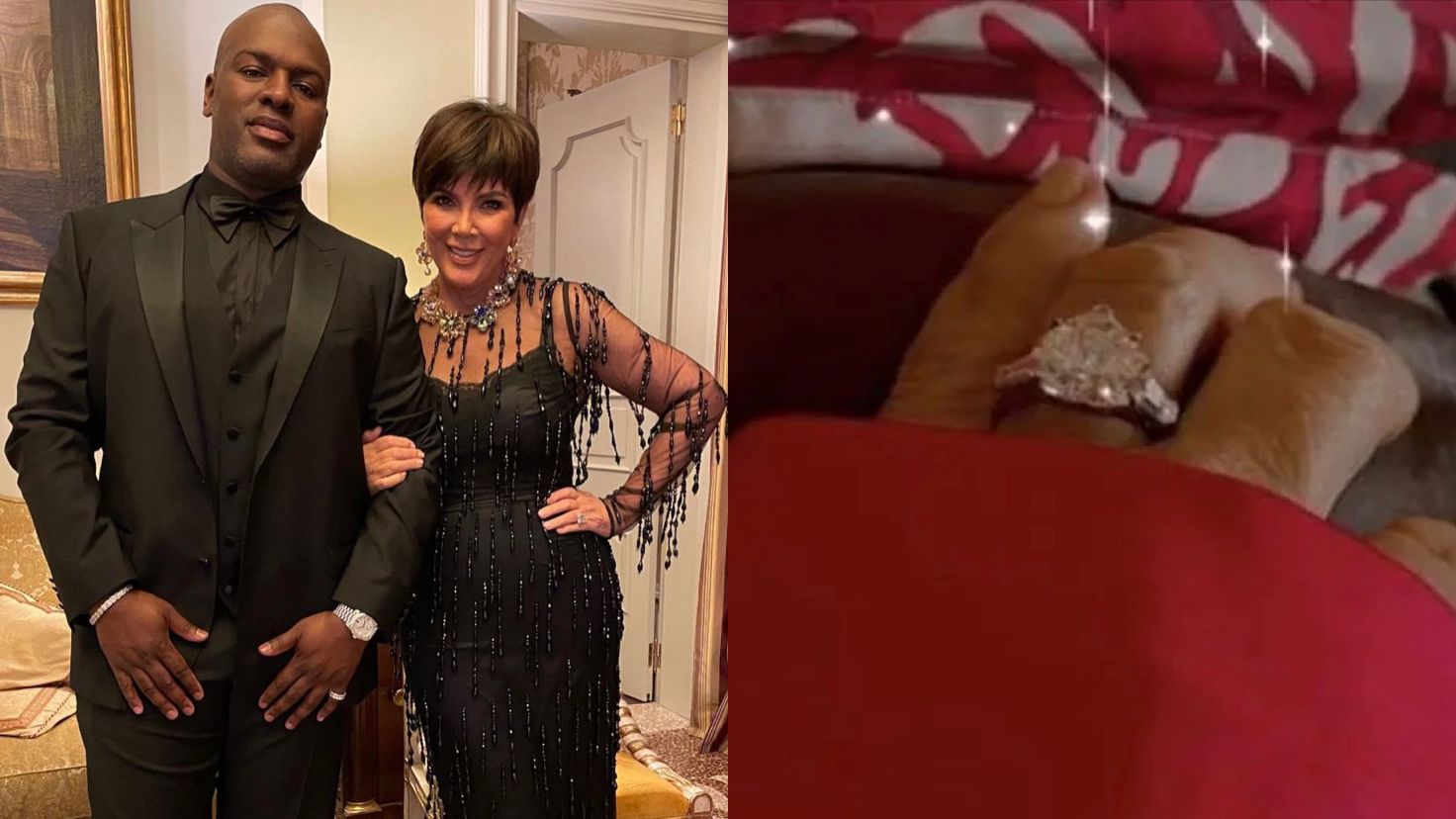 Kris Jenner mostra anel de R$ 6,2 milhões e levanta rumores de noivado
