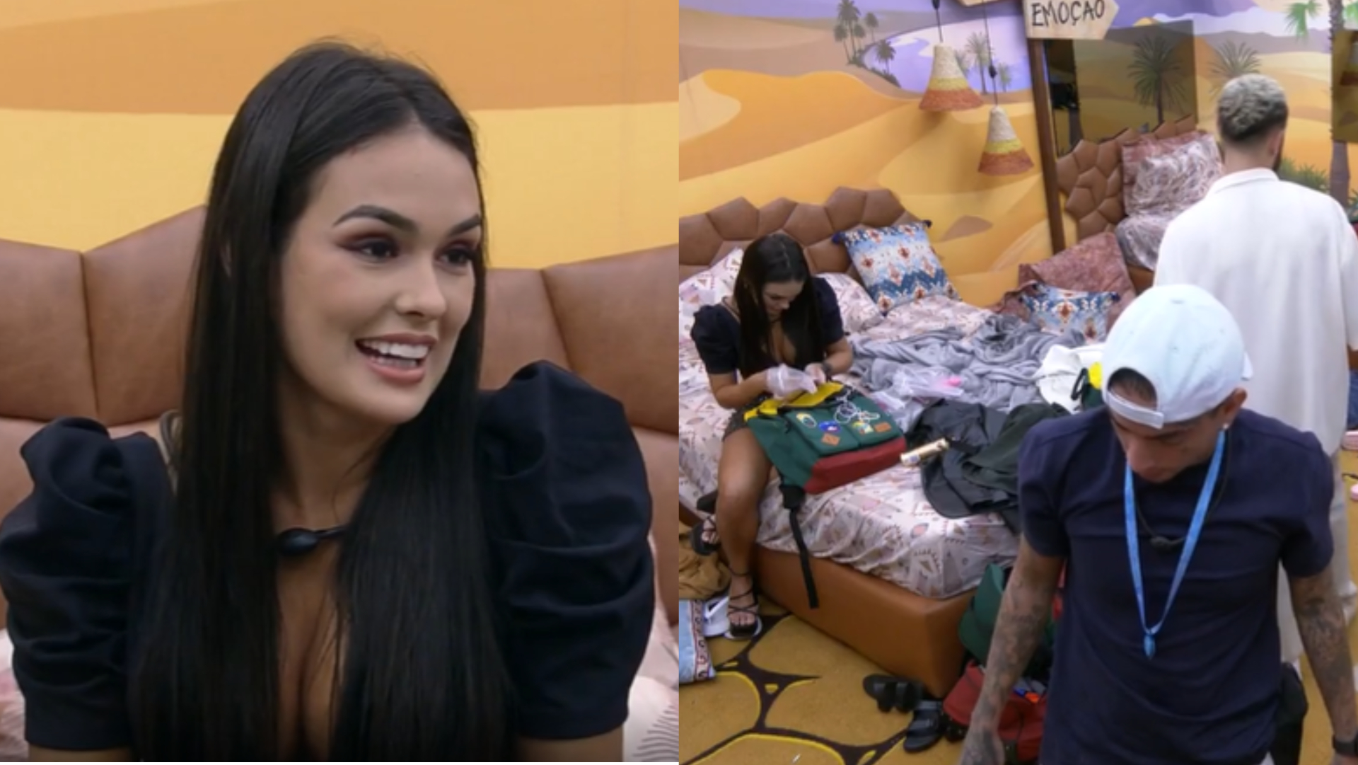 BBB 23: Larissa confessa que poderia ter ficado com Cristian e reação de Fred diverte brothers