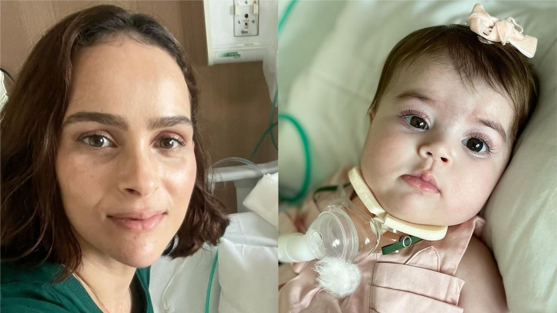 Letícia Cazarré mostra a estrutura do quarto de sua filha após alta de UTI: “Equipamentos”