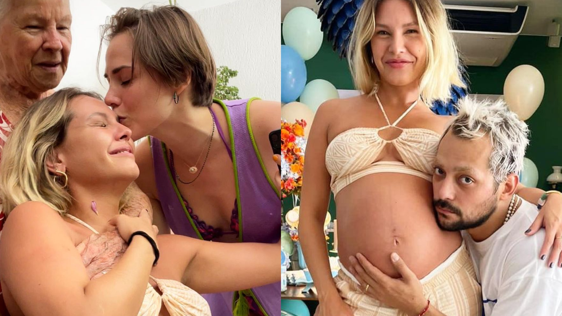 Letícia Colin se declara para Louise D’Tuani e Edu Sterblitch: ”O encontro de vocês deixou a gente mais feliz”