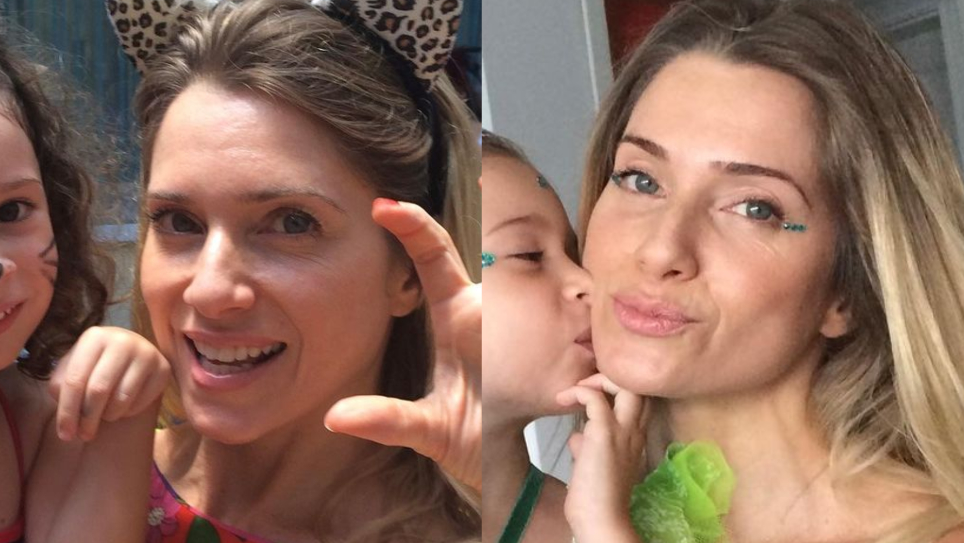 Leticia Spiller relembra carnavais com os filhos: ”Meus piticos”