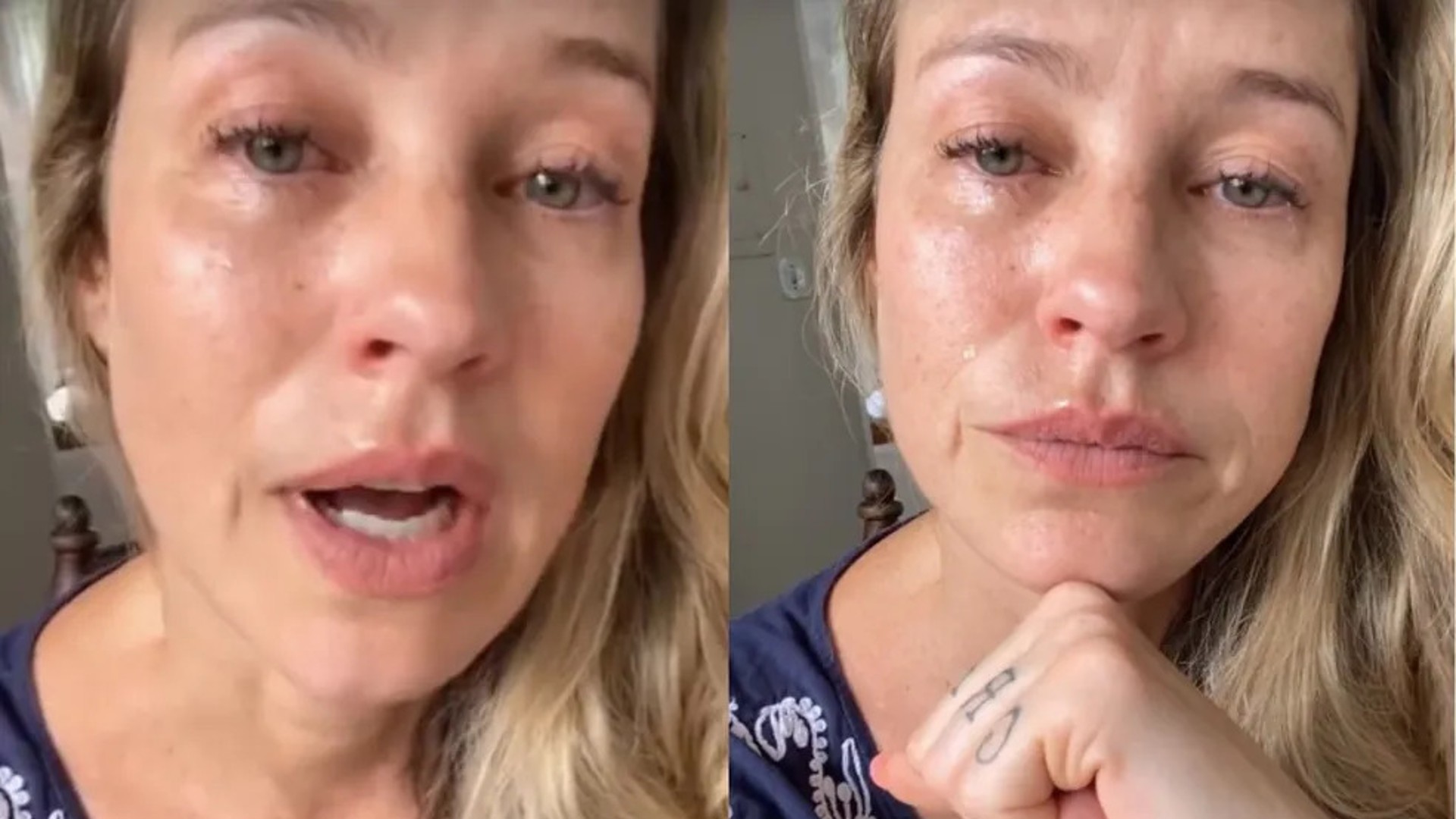 Luana Piovani desabafa e chora: “Estou me sentindo insegura”