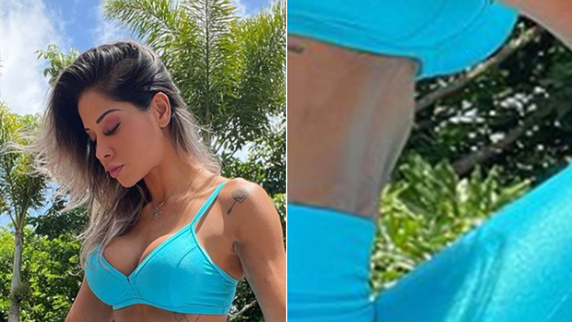 Maíra Cardi exibe a cinturinha fina em novas fotos com look justo
