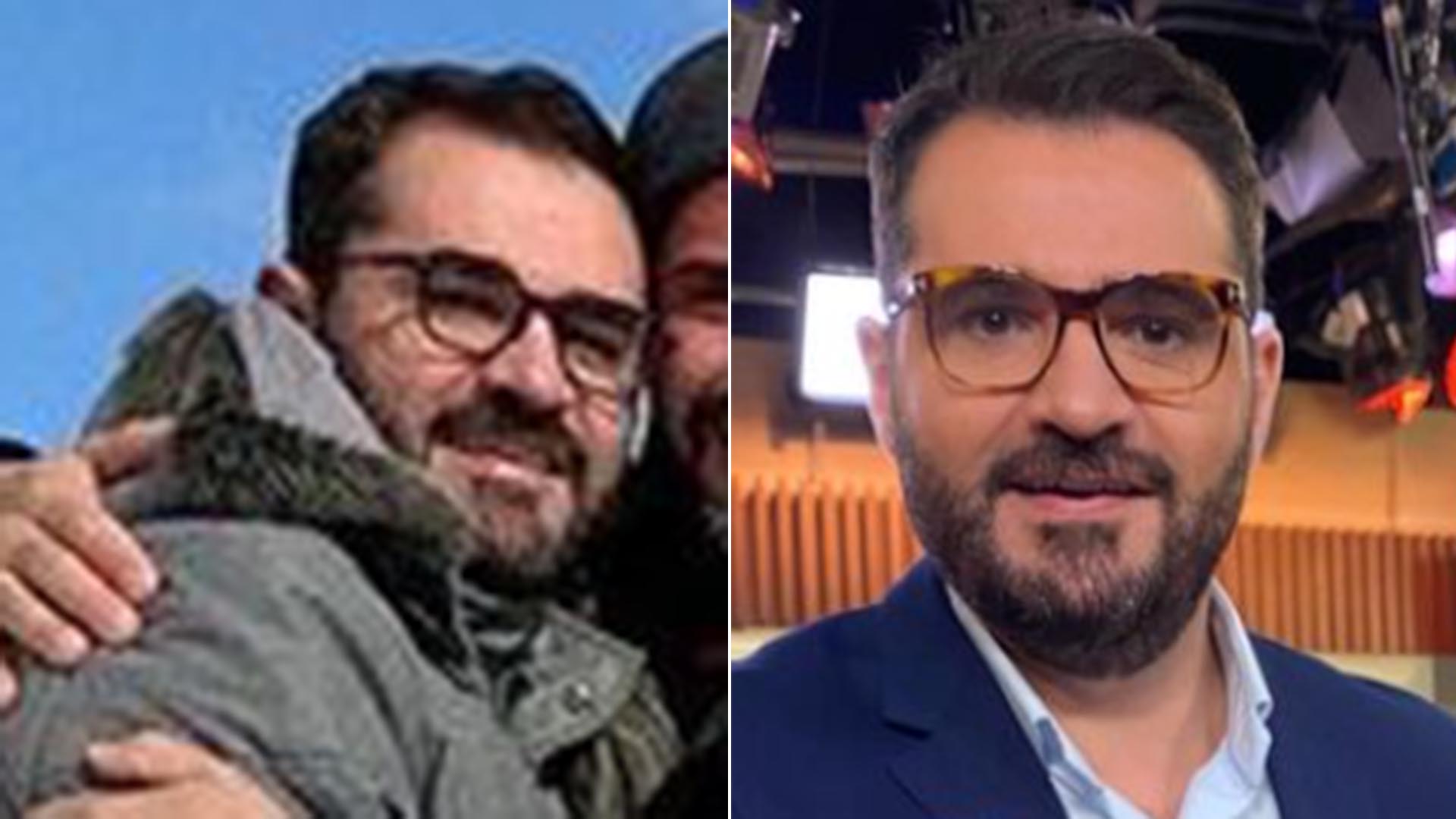 Marcelo Cosme, da GloboNews, surge abraçado com o marido no Canadá