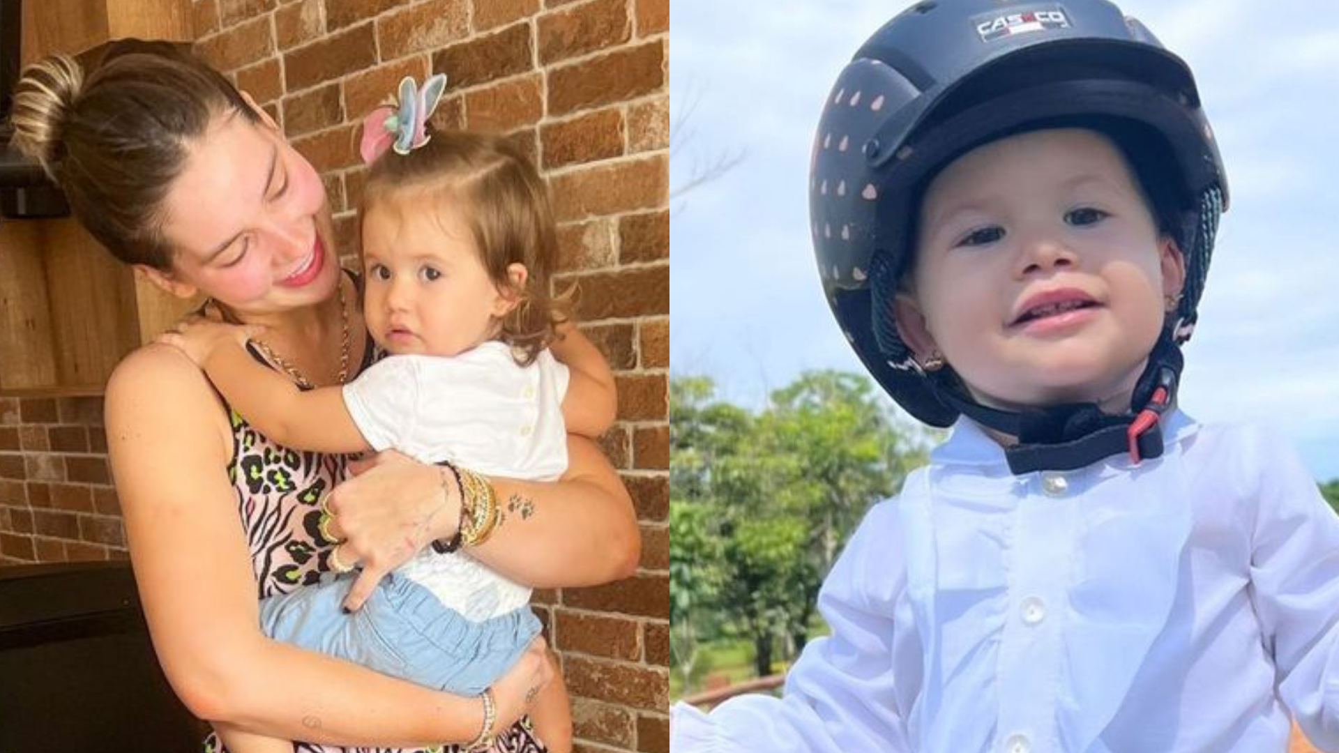 Virginia encanta fãs com cliques de Maria Alice em aula de hipismo