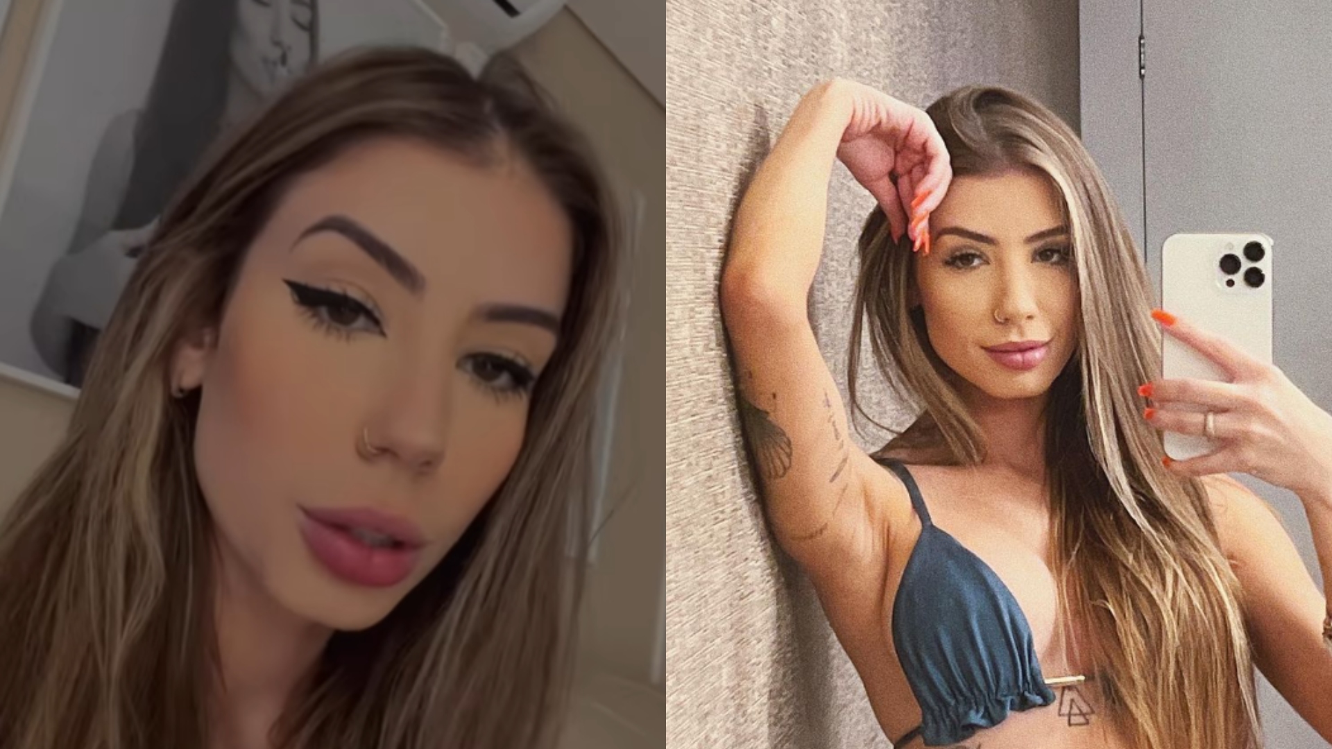 Maria Lina incendeia web ao mostrar resultado de marquinha de fita
