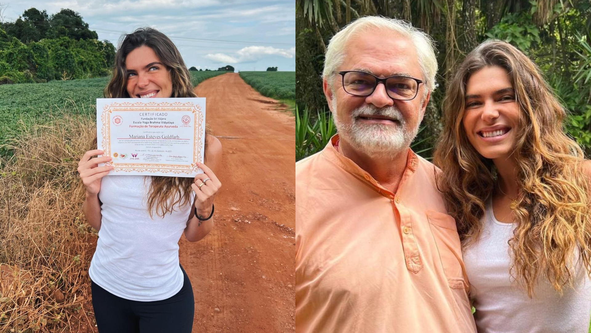 Mariana Goldfarb celebra conclusão de curso: ”Sabe quando você duvida de você?