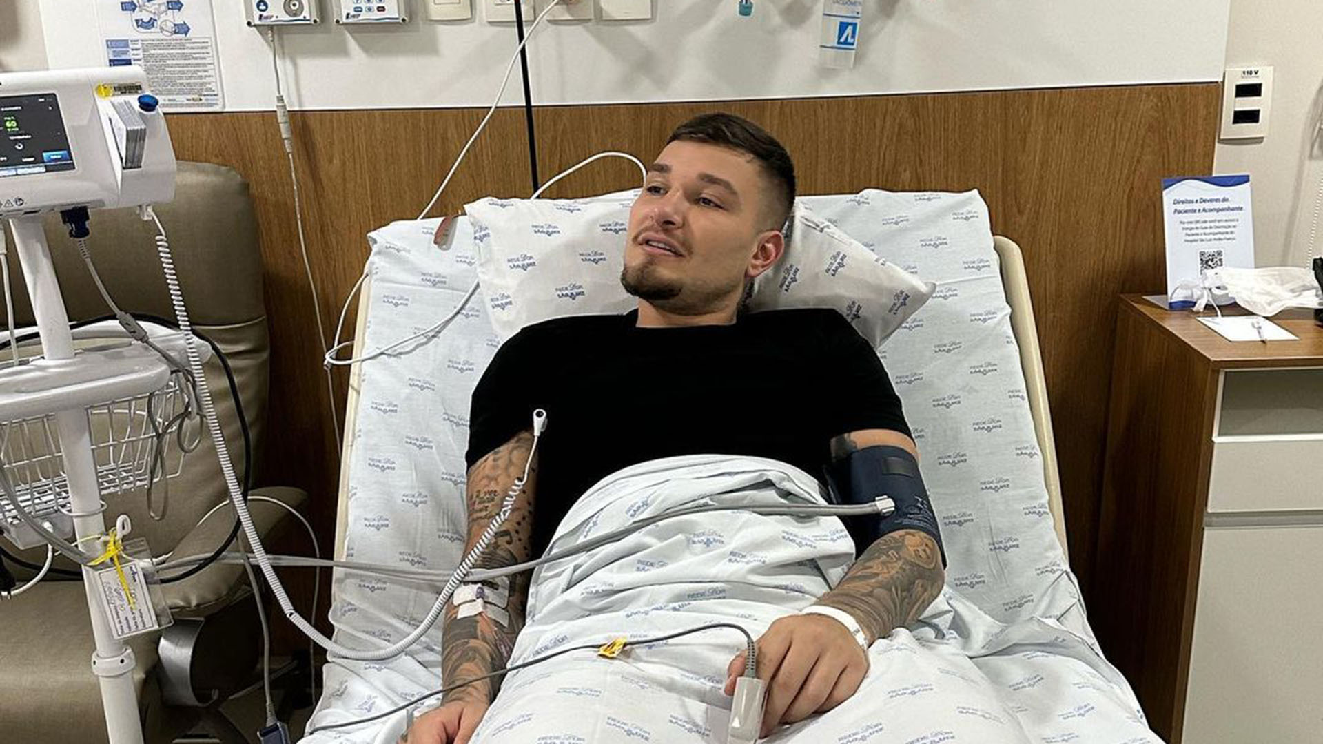 MC Gui surge no hospital e explica o motivo da internação
