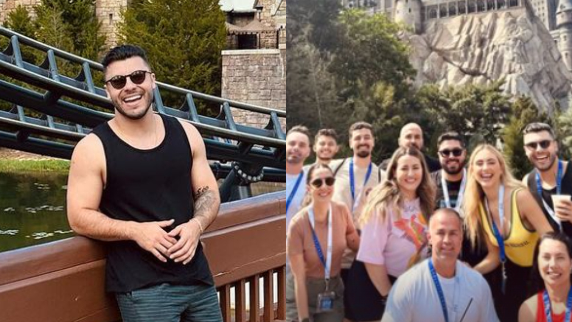 Murilo Huff curte viagem para Orlando com a namorada