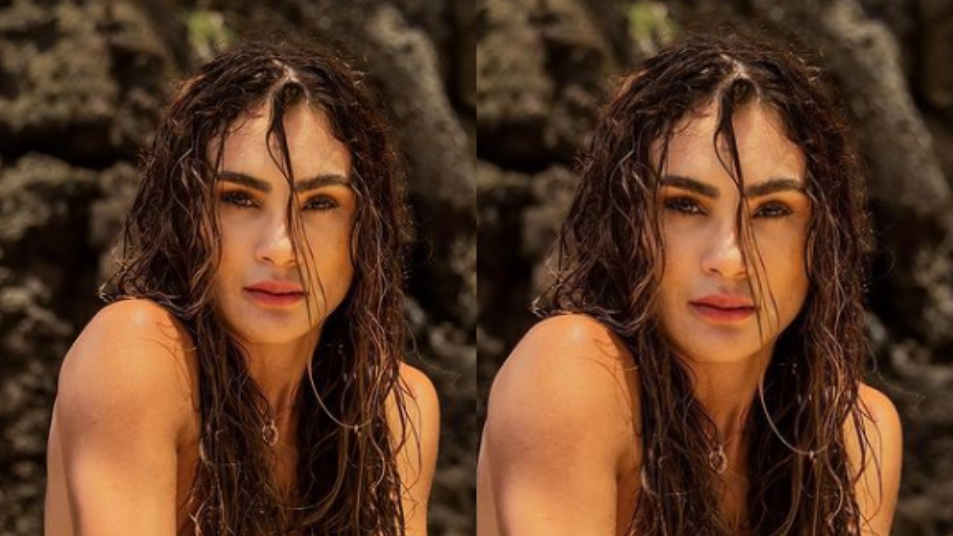 Ex-bailarina do Faustão aparece topless e enlouquece seguidores com corpão