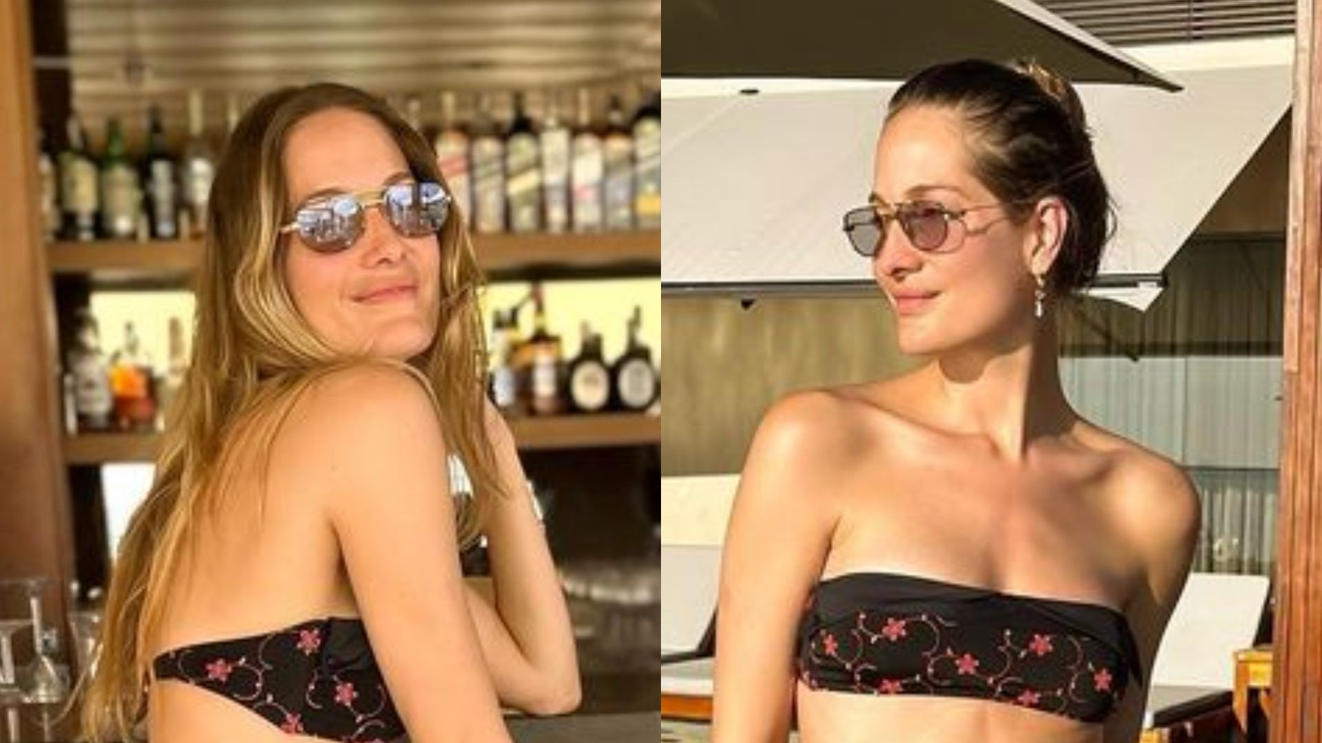 Com biquíni tomara que caia, nora de Faustão deixa intimidade à mostra: “Sereia!”