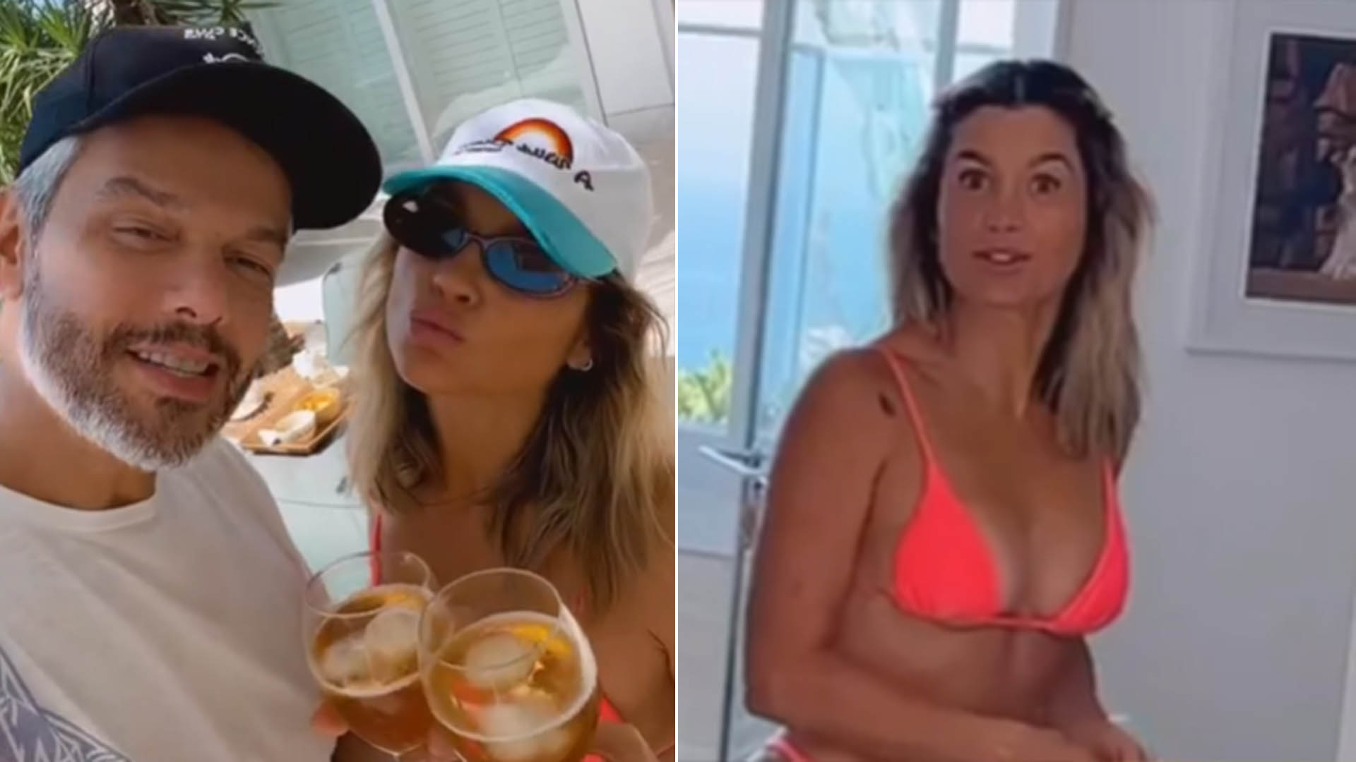 Otaviano Costa se derrete ao ver Flávia Alessandra de biquíni: ‘Olha que linda’