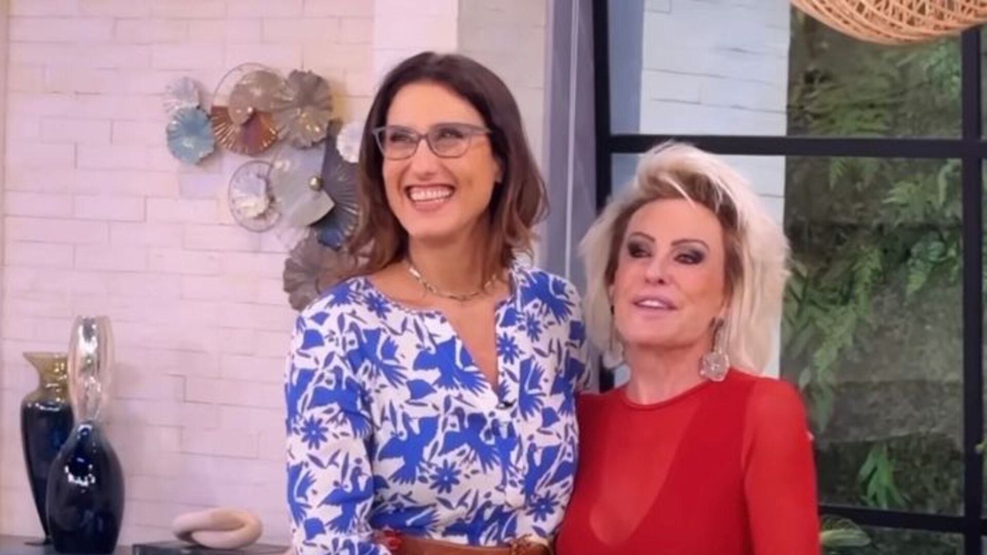 Paola Carosella rasga elogios à Ana Maria Braga após participação no Mais Você: “Generosa”