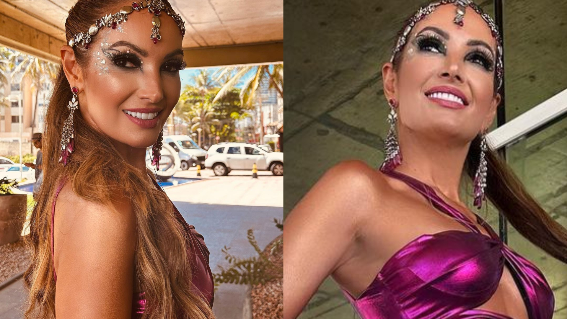 Patrícia Poeta surpreende com look arrasador de Carnaval: ”Nota 10”