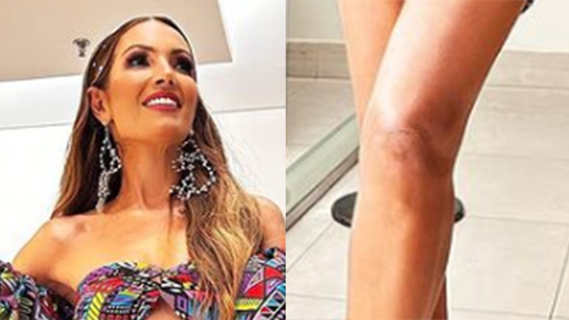 Patricia Poeta exibe as pernas torneadas em look para a folia