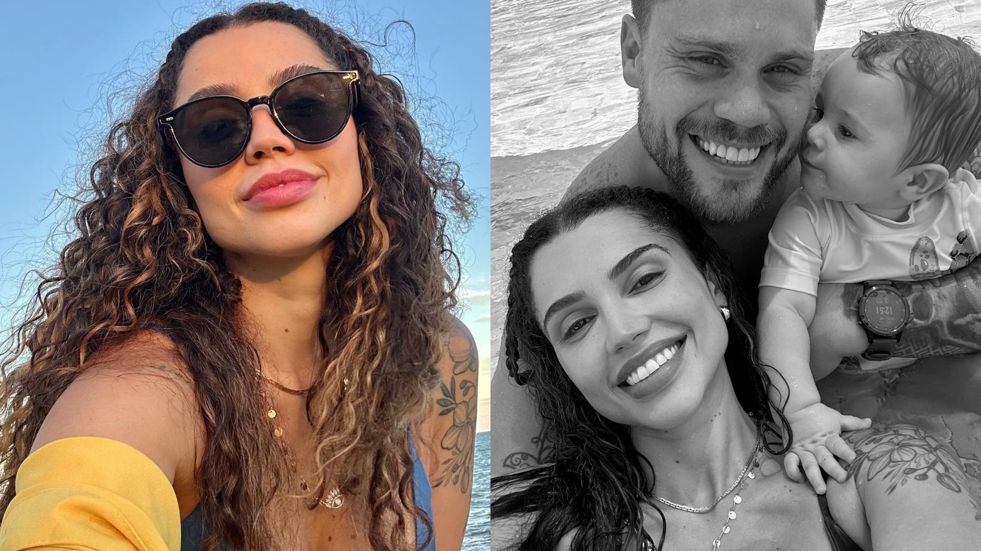 Sete meses após o nascimento do filho, Paula Amorim exibe corpo sarado durante férias em família