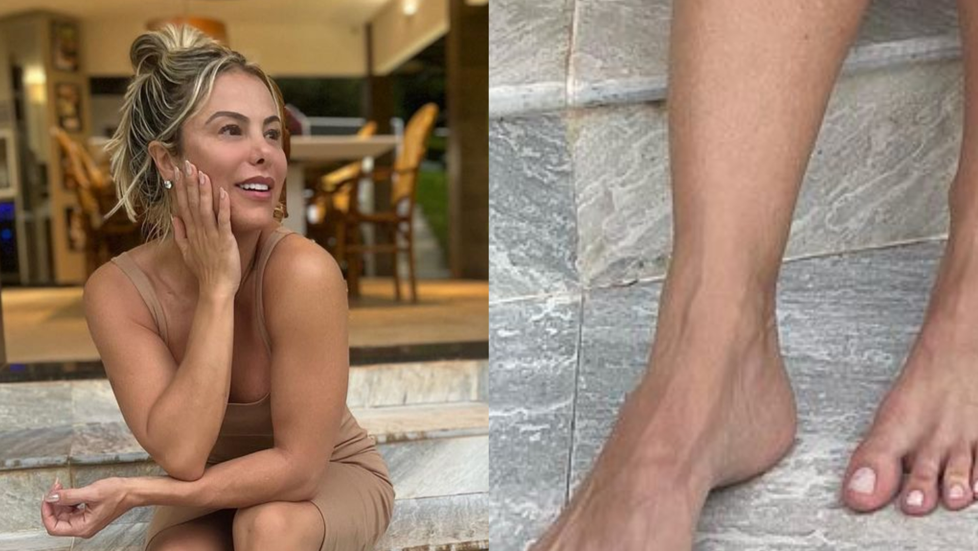 Pé de Poliana Rocha rouba a cena em foto e divide opiniões: ”Pezão”