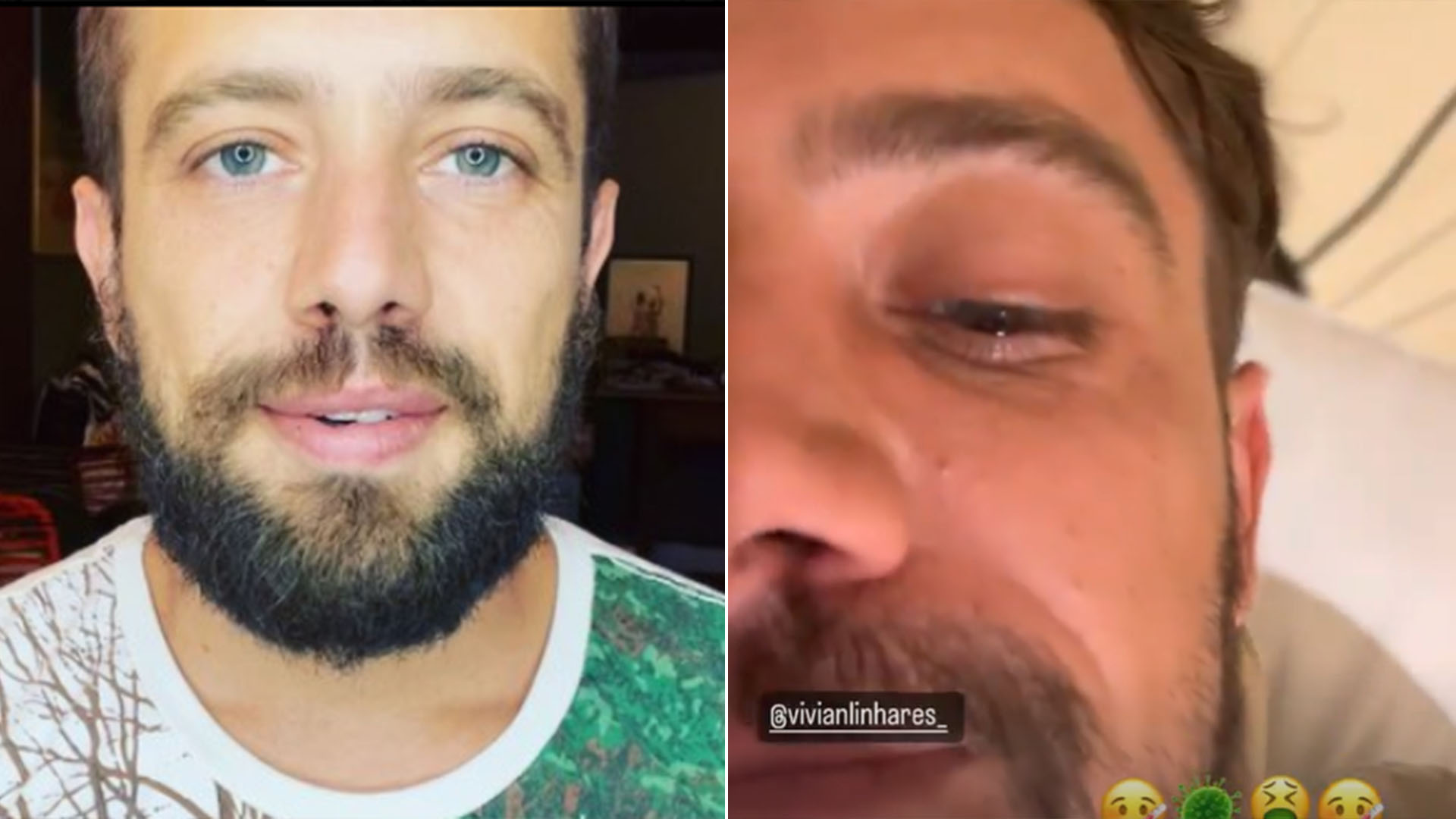 Rafael Cardoso aparece em hospital junto com a namorada