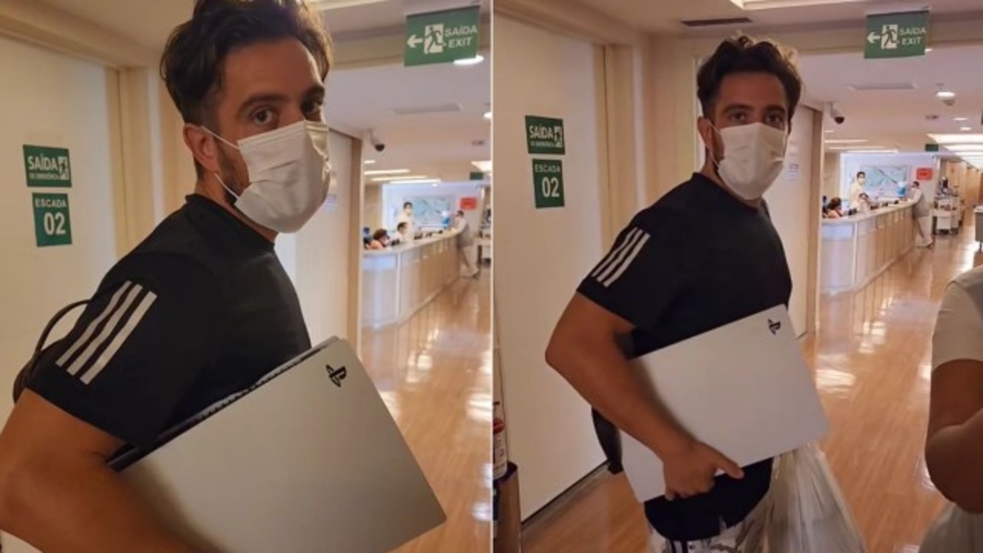 Rafael Cardoso recebe alta hospitalar após ser internado com celulite infecciosa: “Liberado”