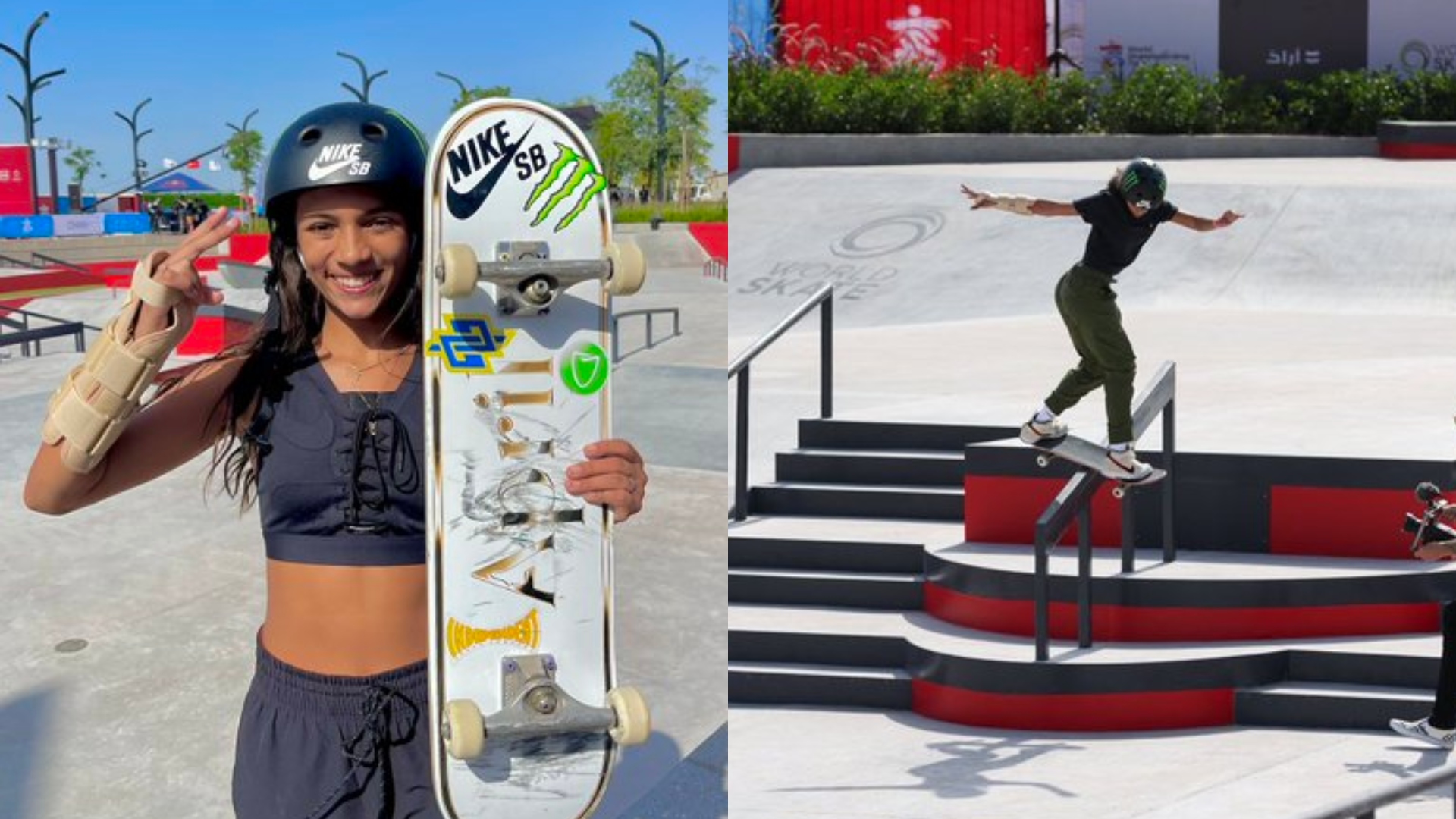 Rayssa Leal vai para final do Mundial de Skate Street mesmo depois de se lesionar