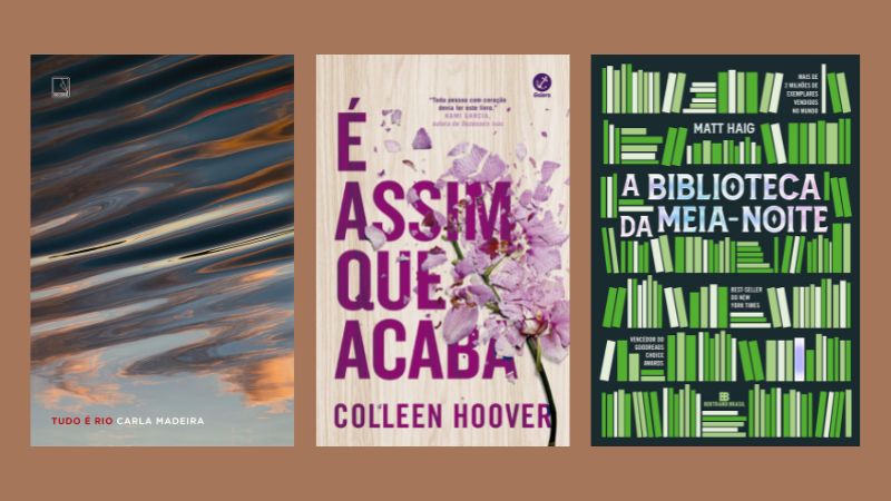 Romance, suspense e mais: 13 livros mais vendidos da Amazon para você garantir