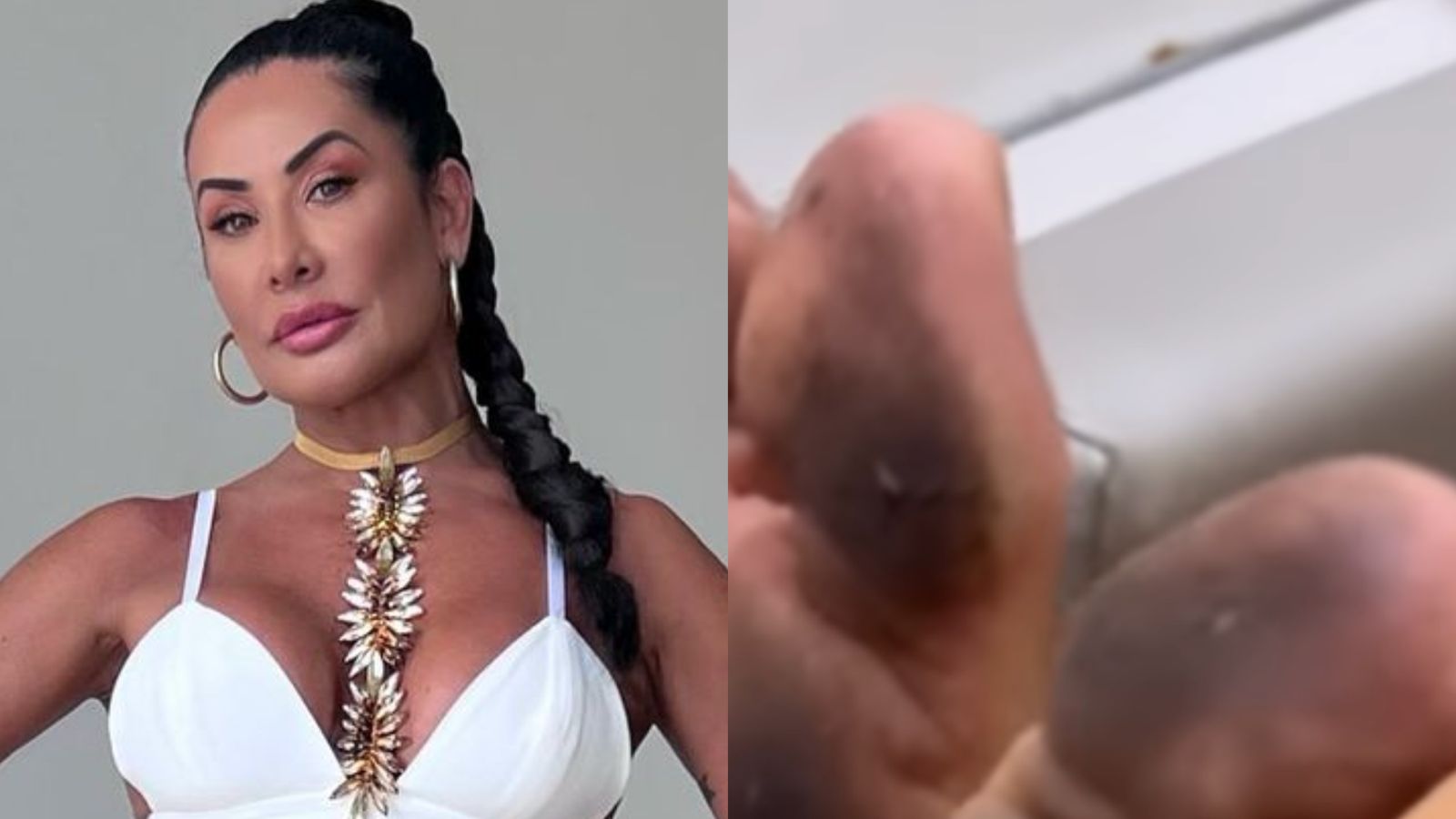 Sujou! Scheila Carvalho choca ao mostrar pés imundos após Carnaval: “Misericórdia”