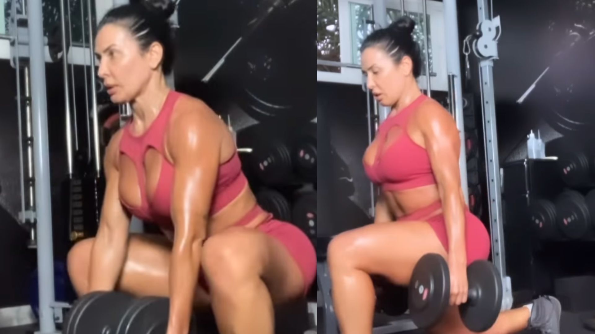 Aos 49 anos, Scheila Carvalho provoca internautas ao exibir demais durante treino: “Chama o bombeiro!”