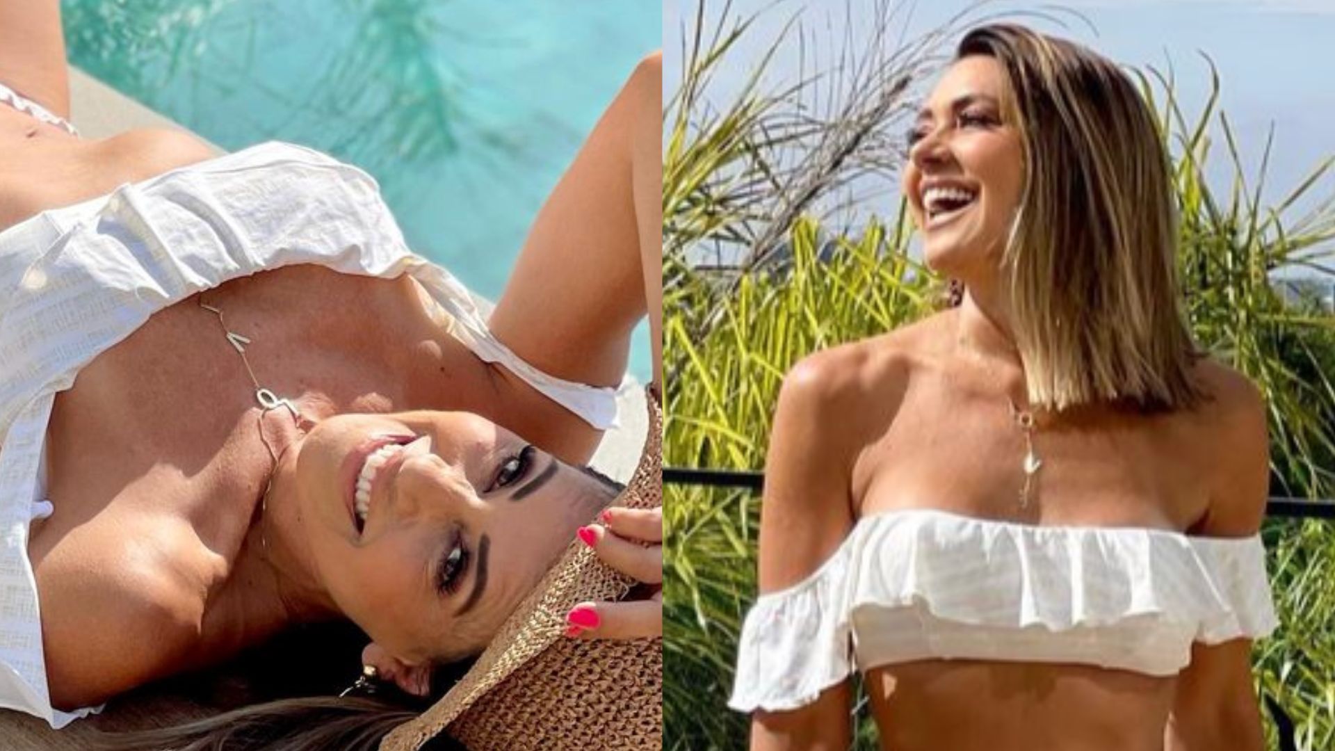 Aos 60 anos, Solange Frazão posa na beira da piscina e jovialidade choca fãs: “As novinhas que lutem”