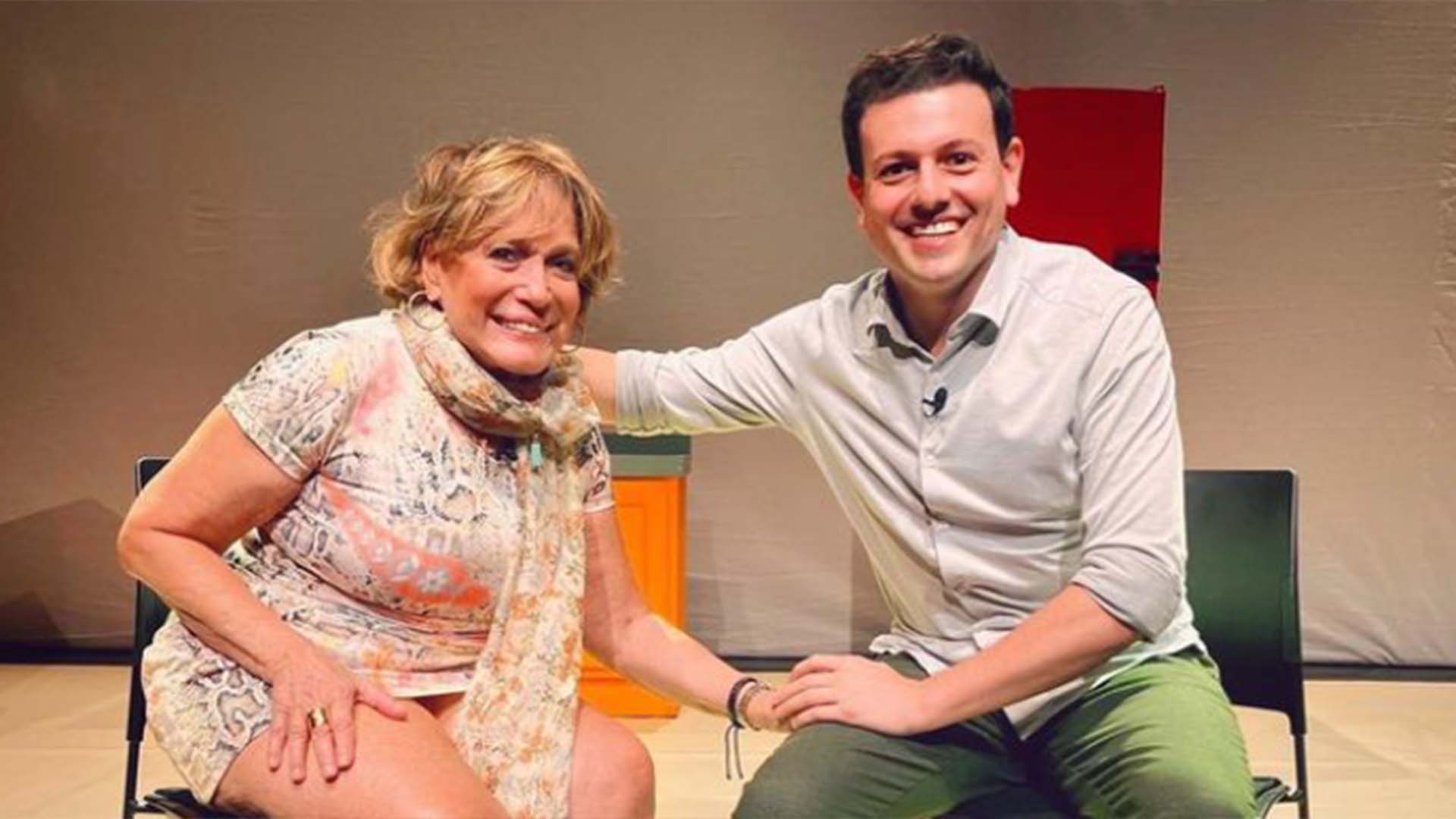 Susana Vieira dá em cima de repórter da Globo: ‘Gostei de você!’