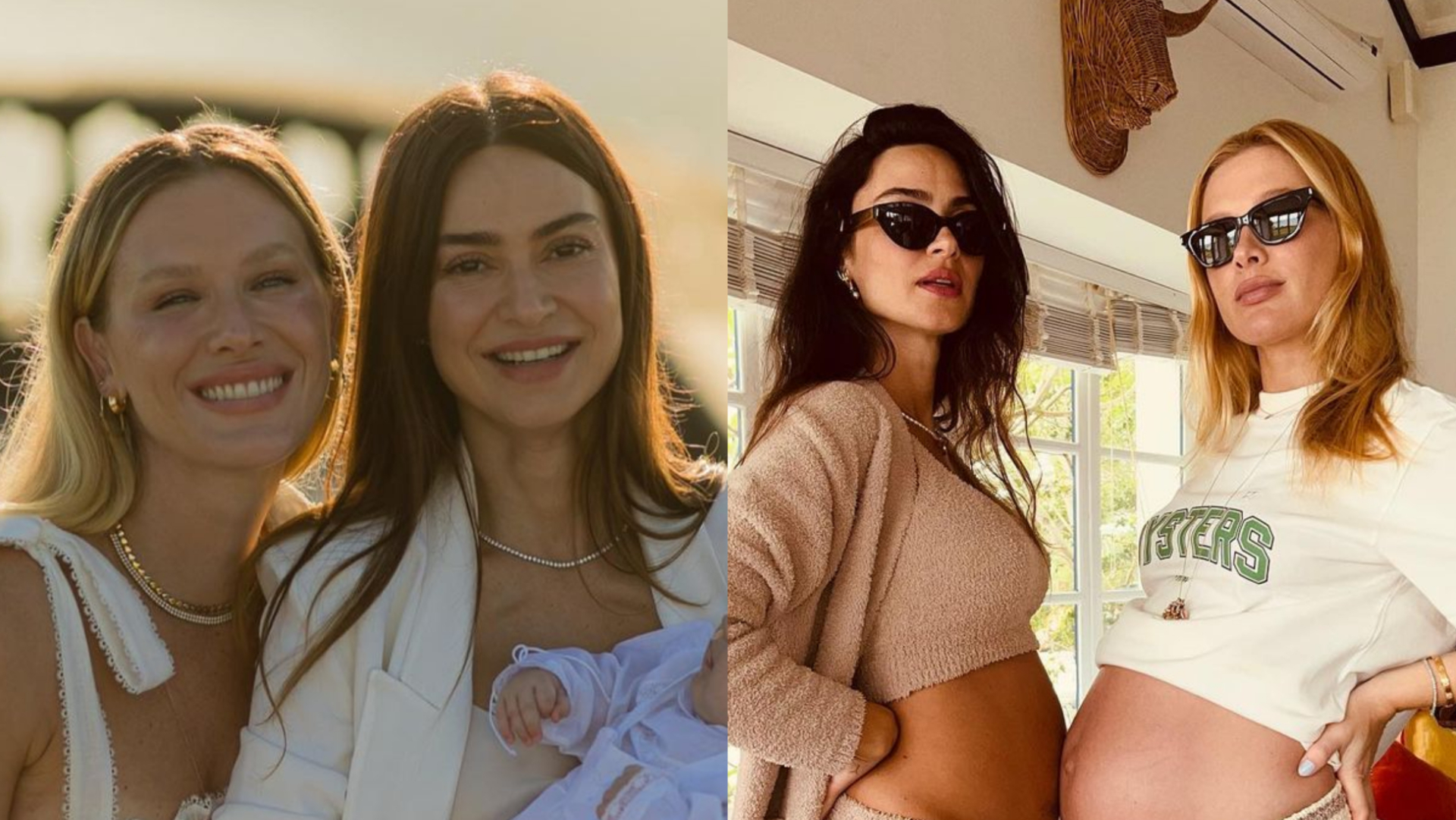 Grávida, Fiorella Mattheis faz aniversário e ganha homenagem de Thaila Ayala: ”Minha amiga, irmã, comadre”