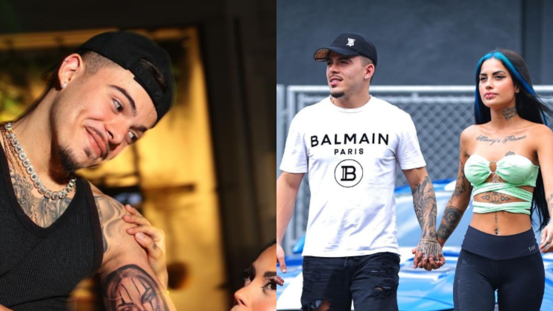 Thomaz Costa tatua rosto de Tati Zaqui no braço: ‘Tá na pele’