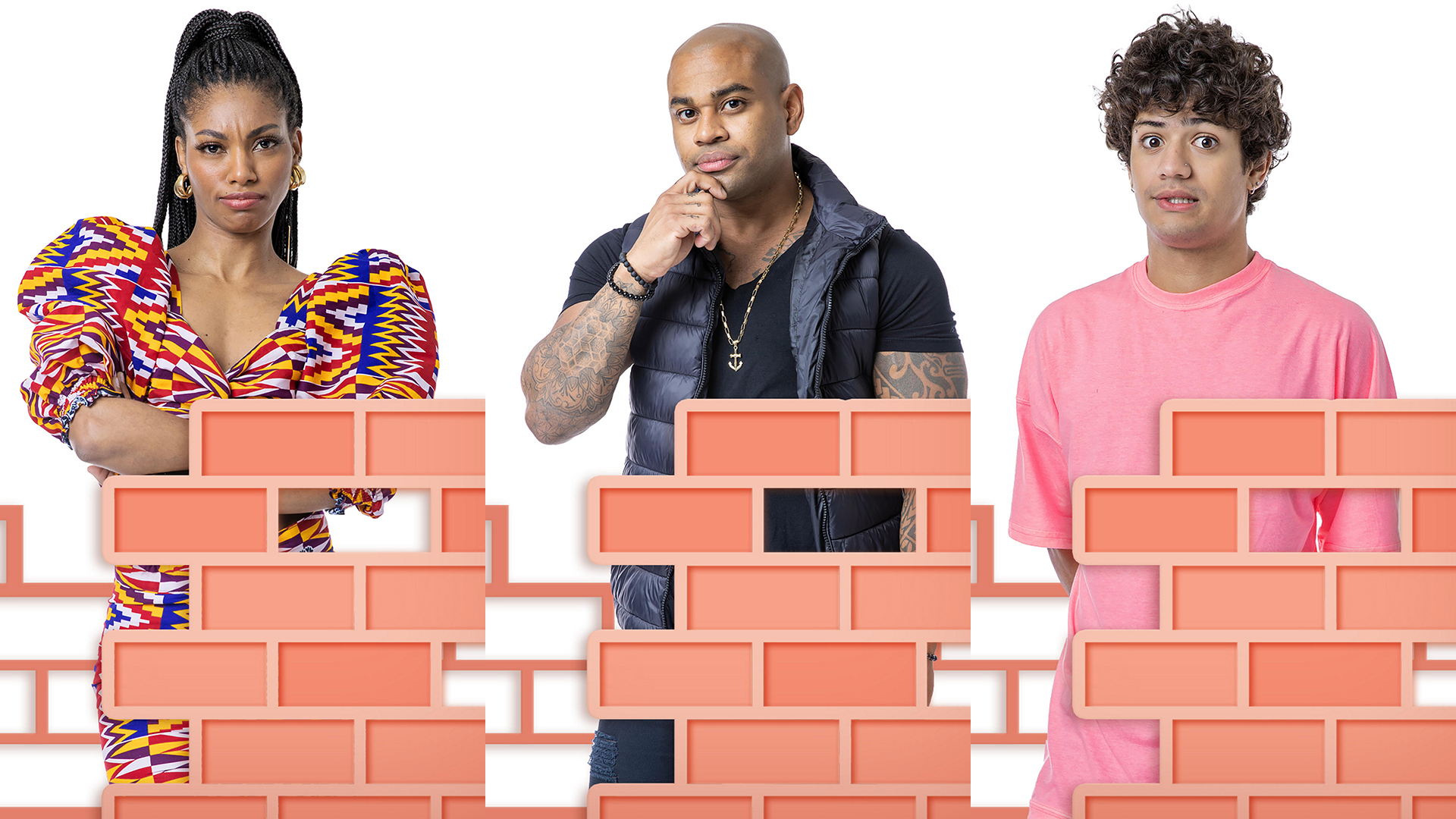 BBB 23: Tina, Cezar Black e Gabriel Santana estão no terceiro paredão