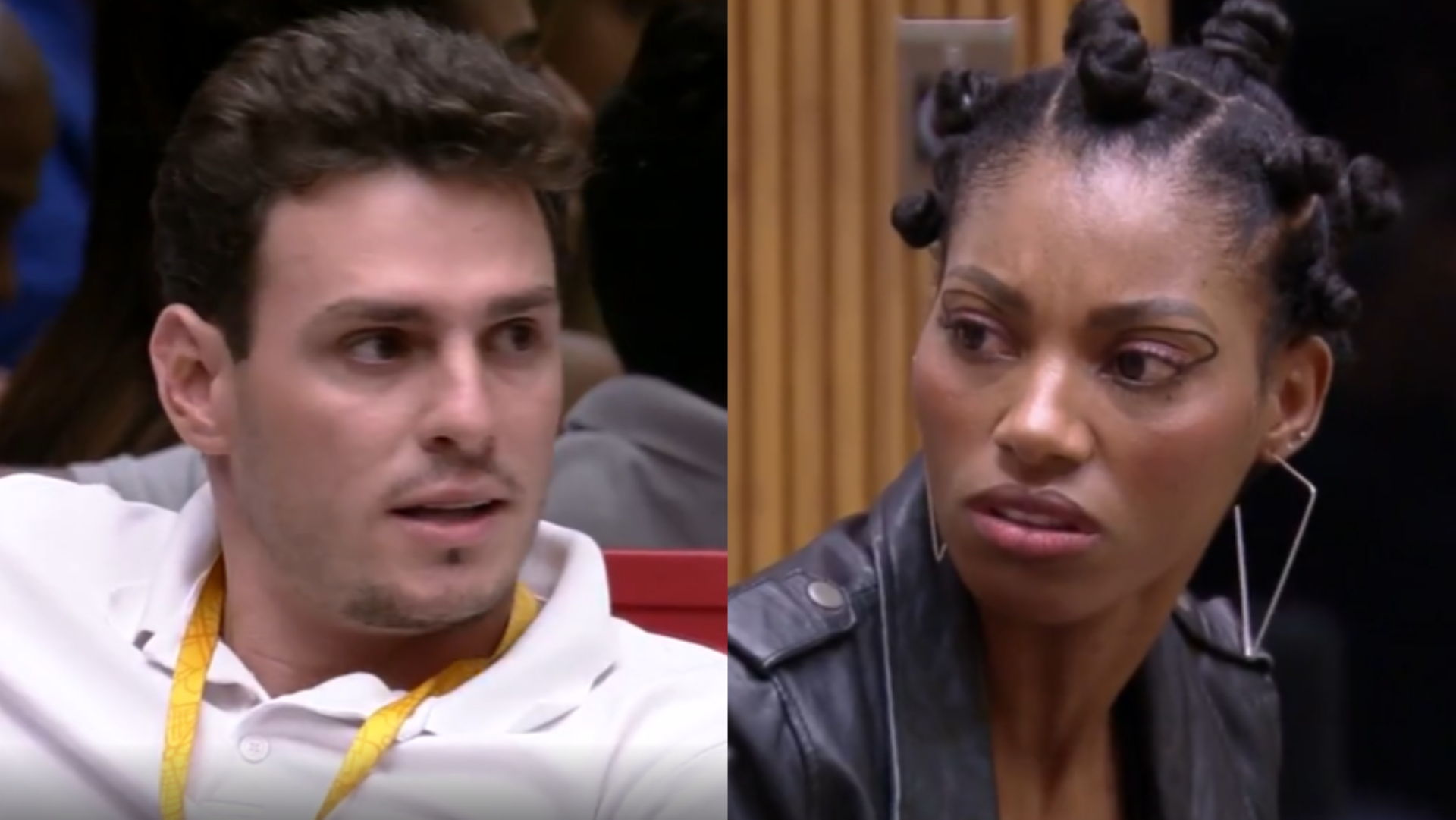 BBB 23: Tina discute com Gustavo após indicação ao paredão: ”Não quero seu abraço”