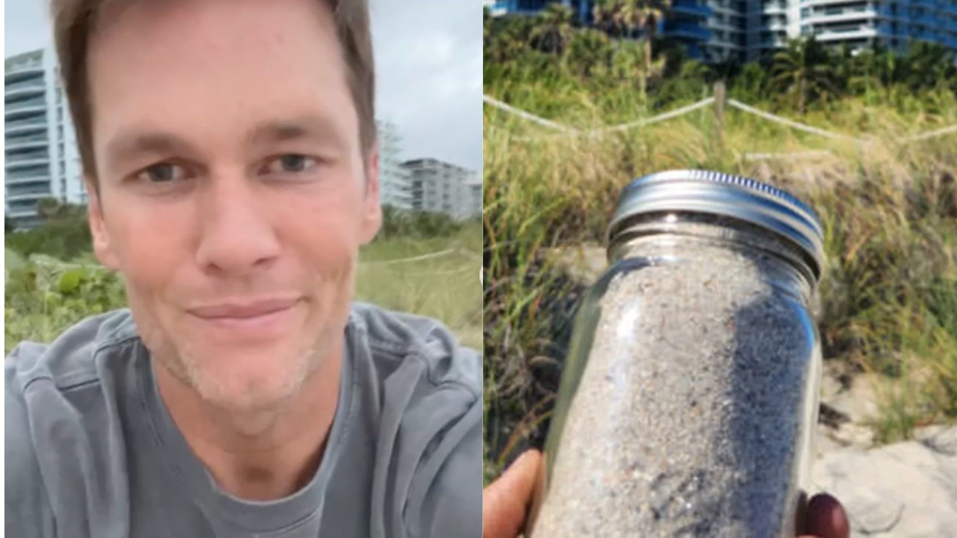 Tom Brady: areia da praia do anúncio da aposentadoria é leiloada