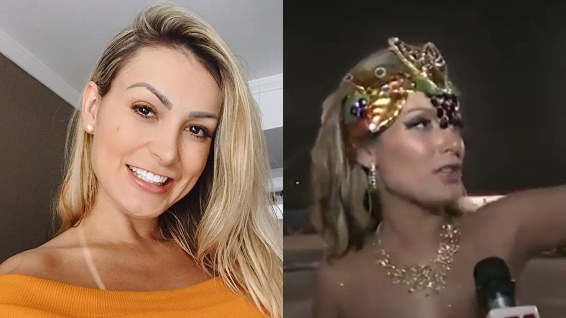 Andressa Urach protagonizou barraco na avenida e virou meme em pleno Carnaval; relembre