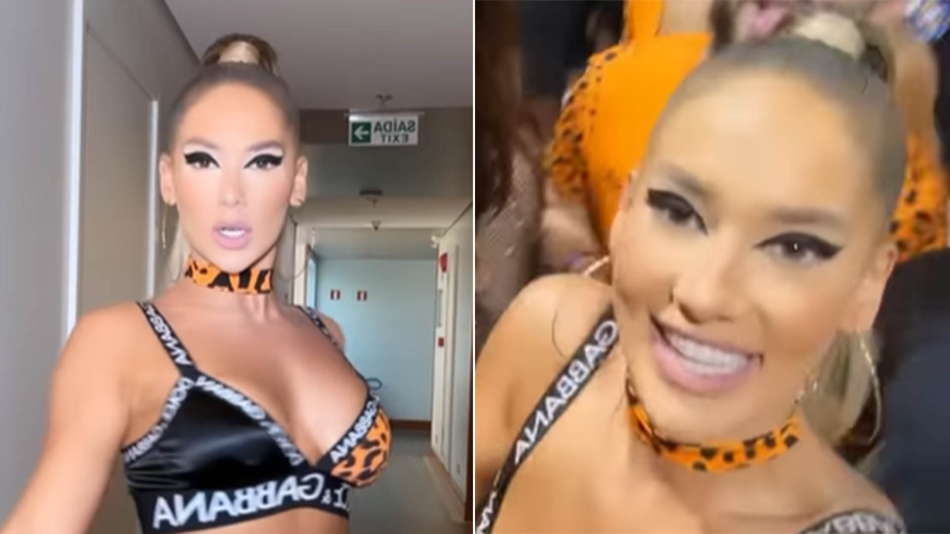 Virginia Fonseca surge com a barriga de fora ao curtir o carnaval de Salvador