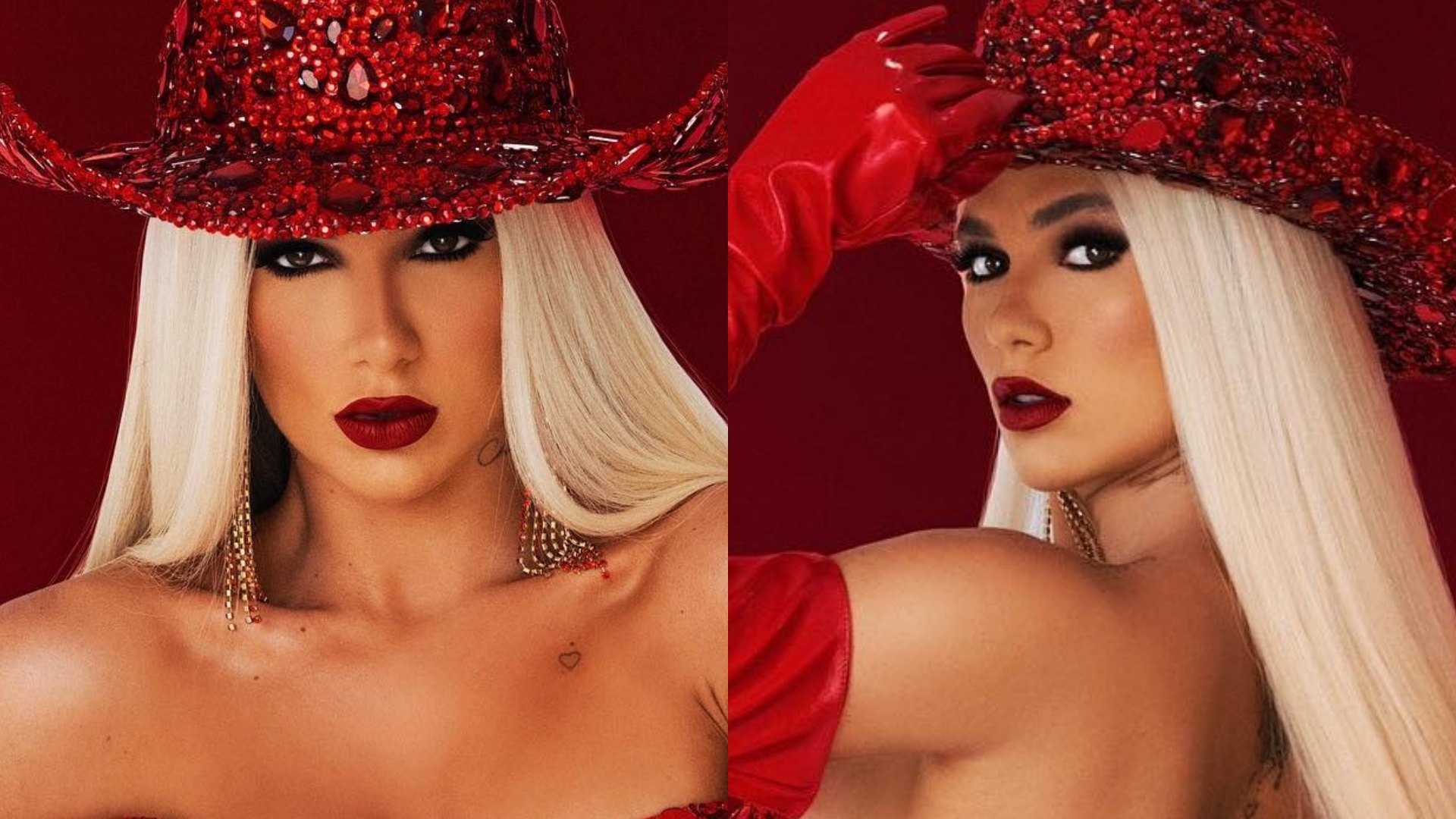 Ousada, Virginia Fonseca aposta em fantasia com decote generoso e recorte no bumbum