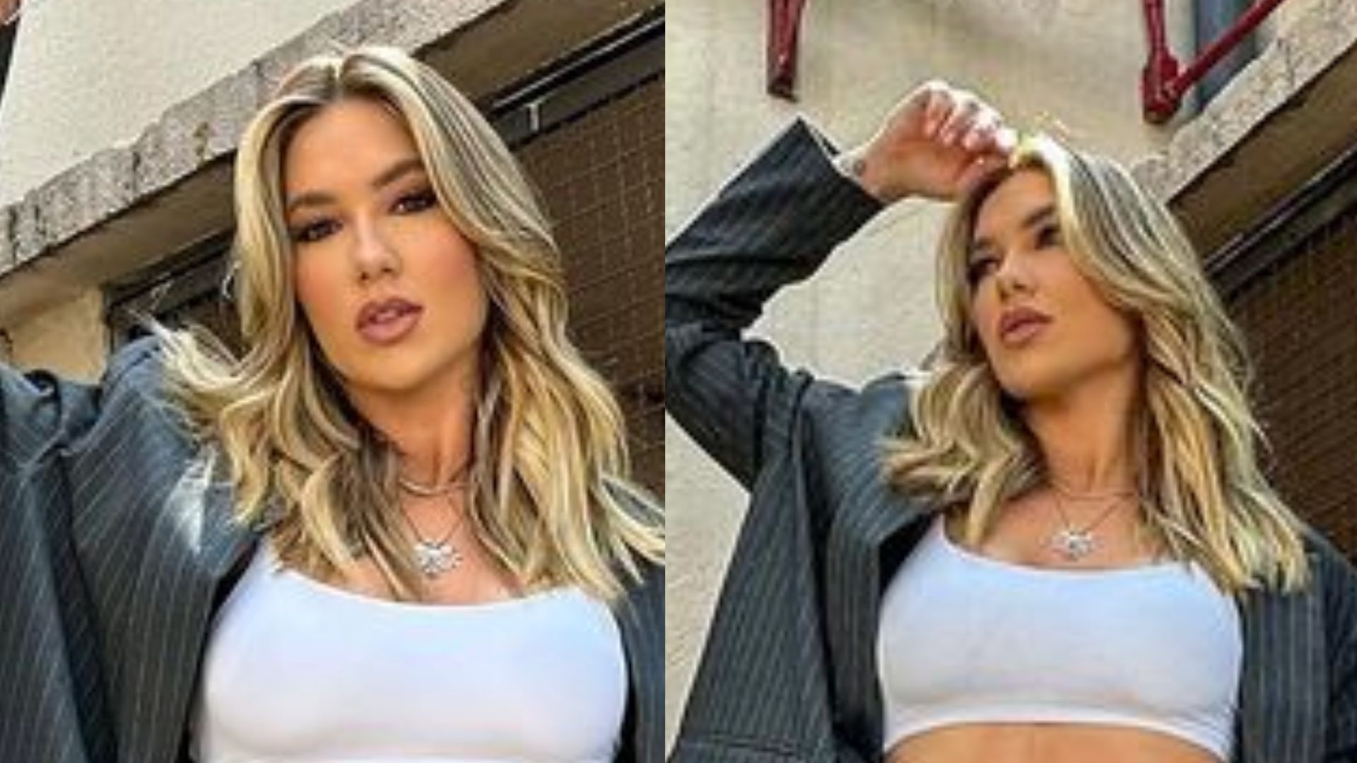 Virginia Fonseca deixa terninho aberto e silhueta curvilínea rouba a cena: “Sem defeitos!”