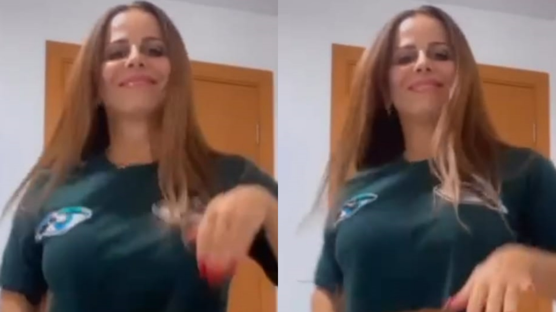 Viviane Araújo posta vídeo dançando e barriga negativa chama atenção: “Olha o corpo dela”
