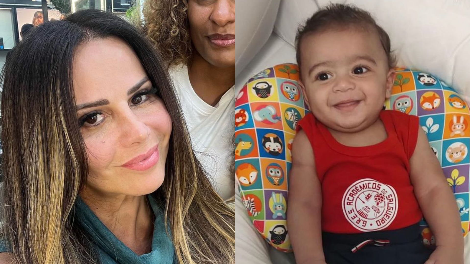 Todo sorridente, filho de Viviane Araújo derrete a web em cliques fofíssimos: “Não aguento!”