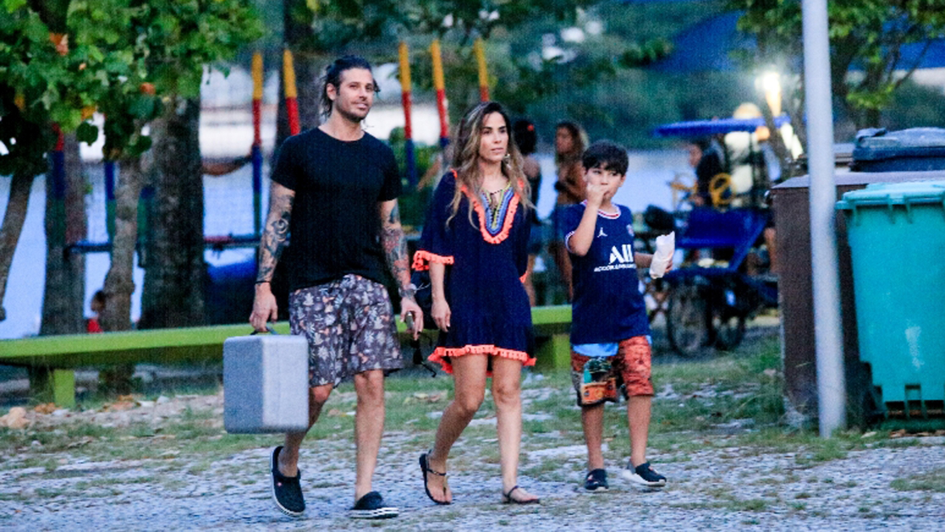 Wanessa Camargo e Dado Dolabella curtem dia ao ar livre no Rio de Janeiro