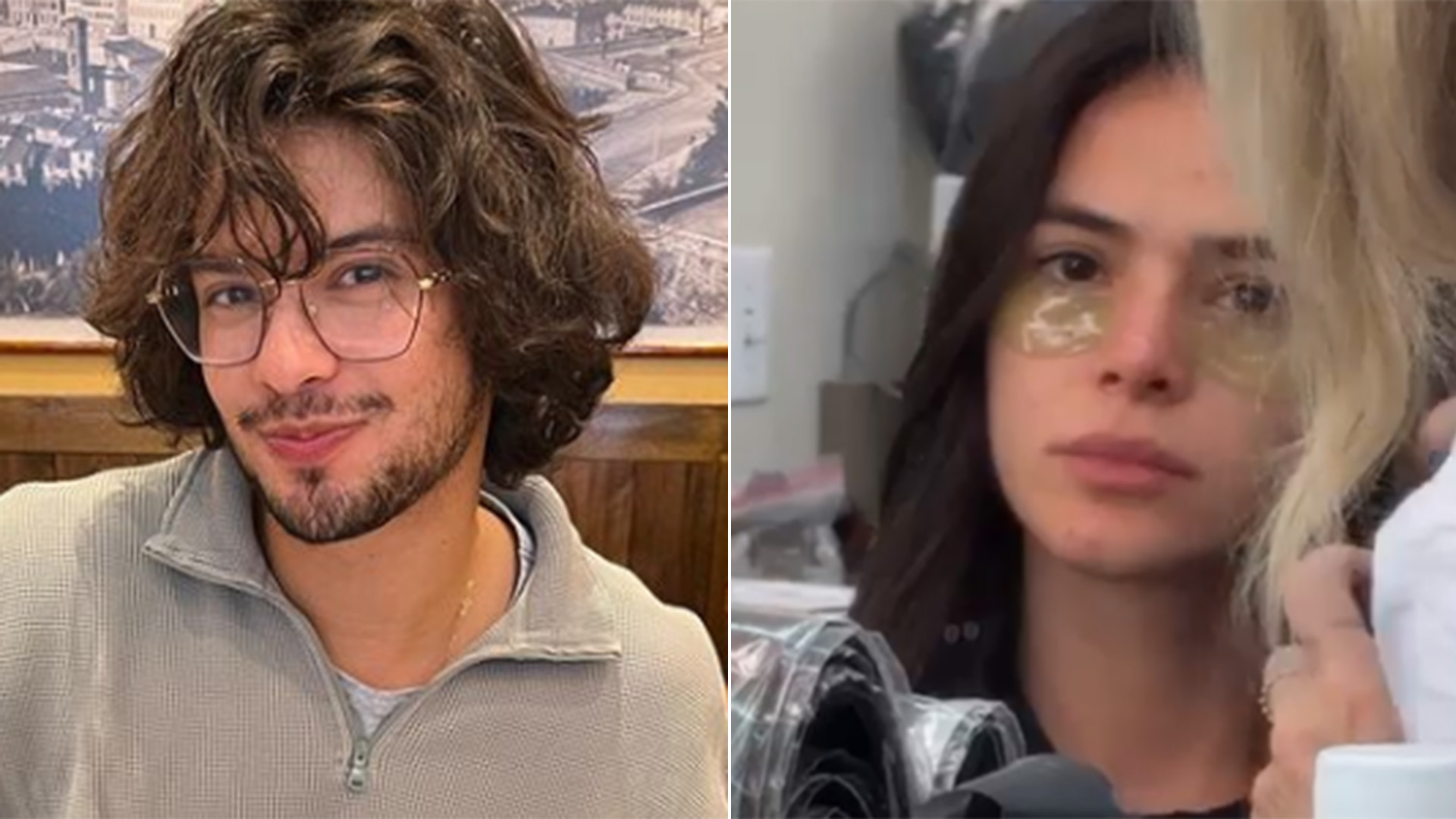Xolo Maridueña flagra Bruna Marquezine se arrumando em camarim