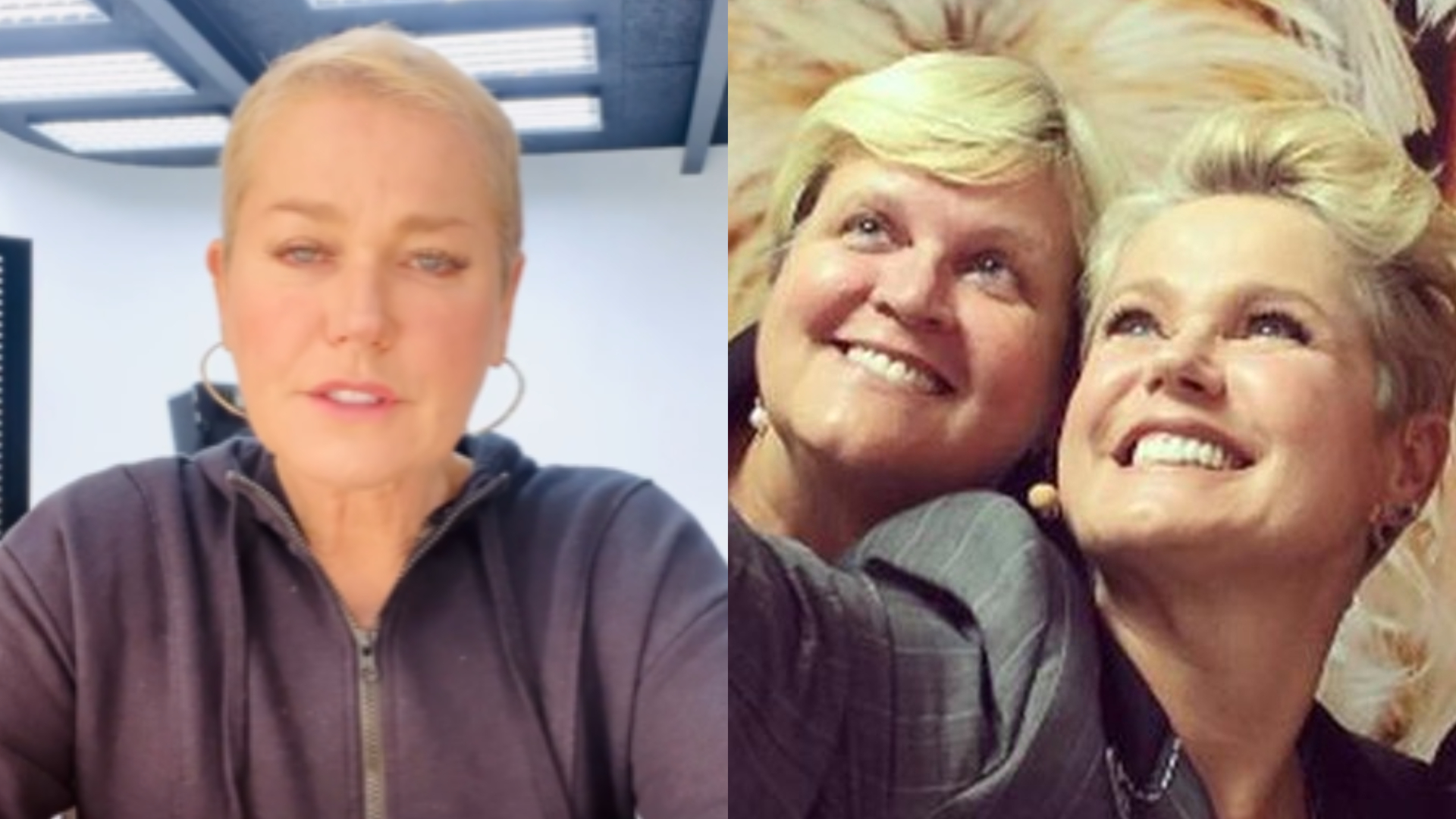Xuxa fala pela primeira vez após a morte da irmã: ”Estava sem falar com ela”