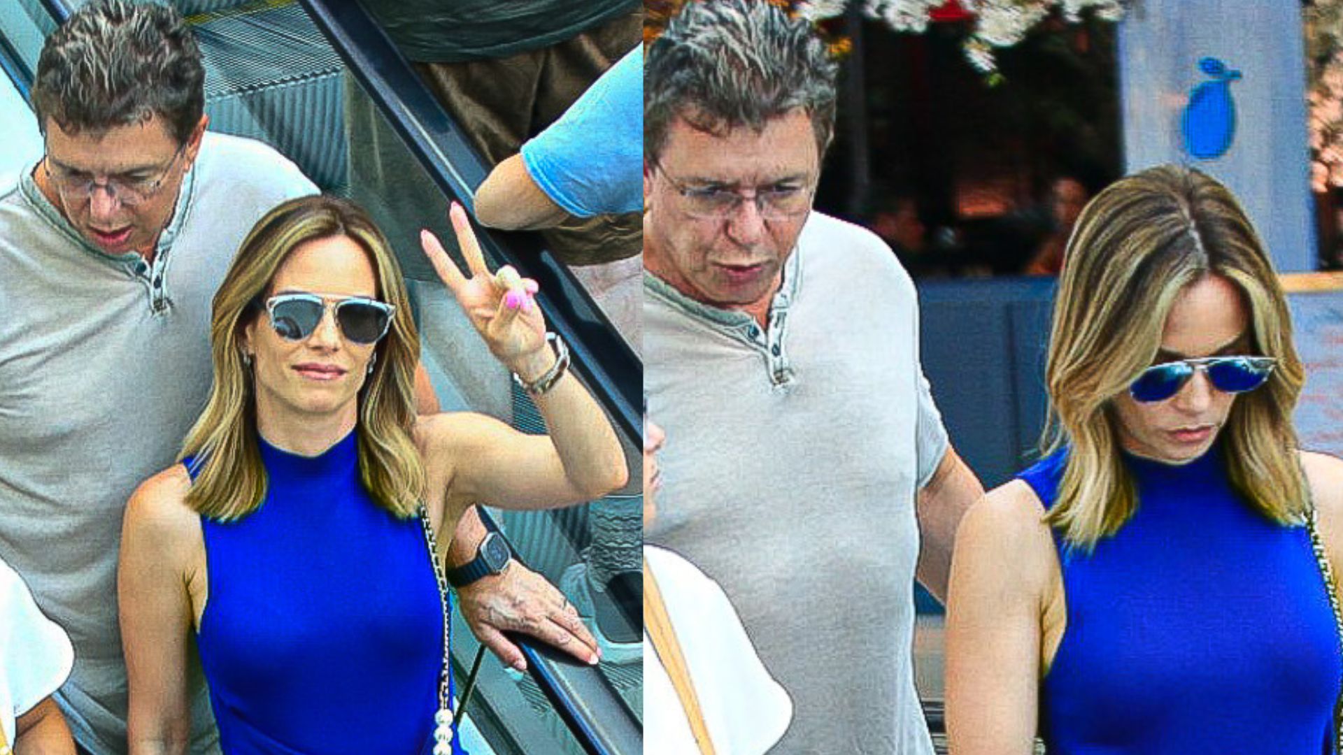 Que genética! Boninho e Ana furtado, passeiam com a herdeira em shopping do Rio de Janeiro