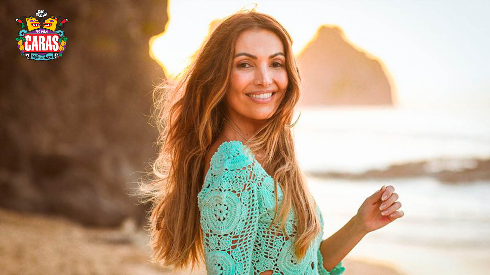 Patrícia Poeta se renova na bela Fernando de Noronha